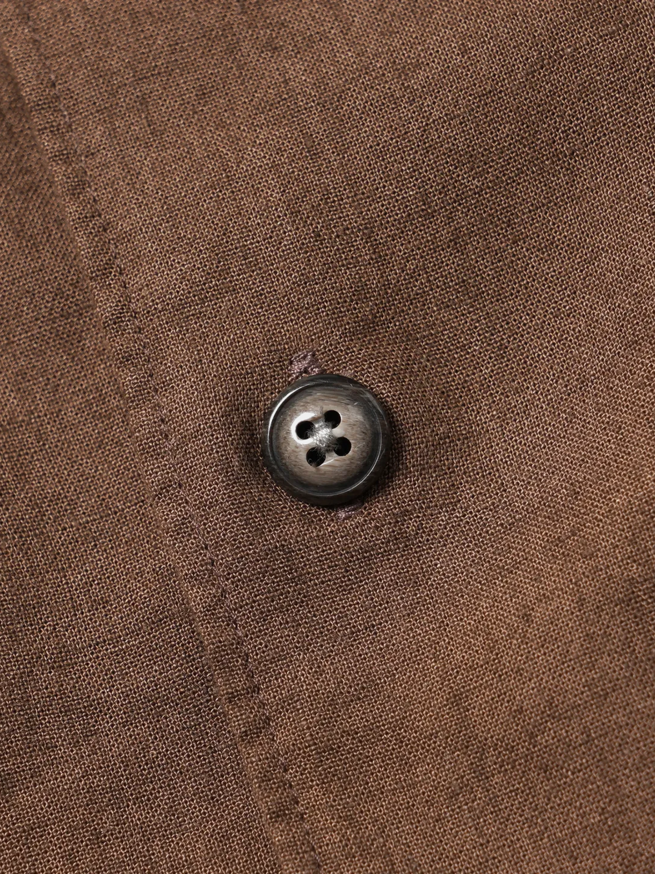 Рубашка FrizmWORKS Silky Linen Relaxed Shirt Brown