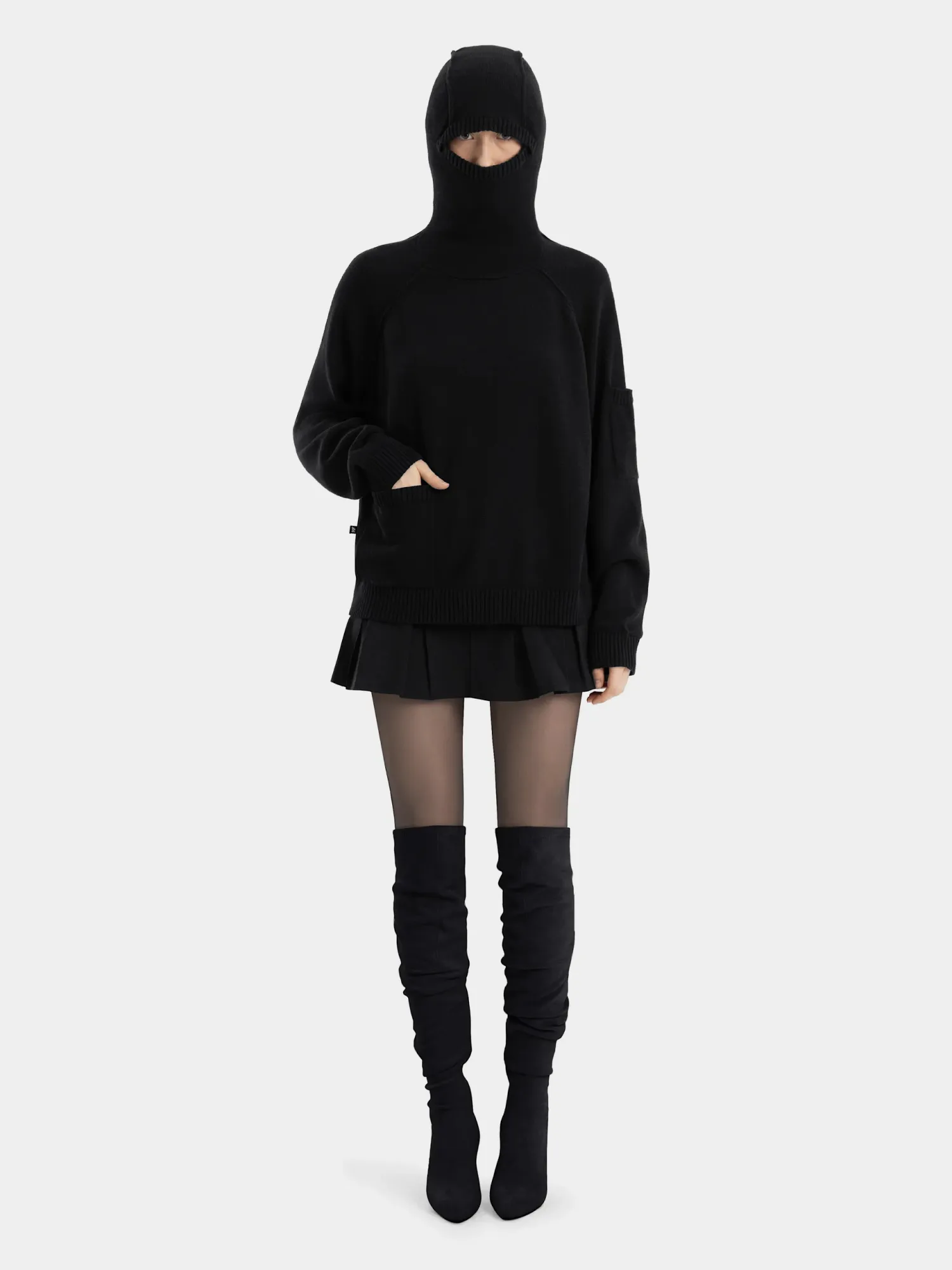 Худи MADFRENZY MASK Black