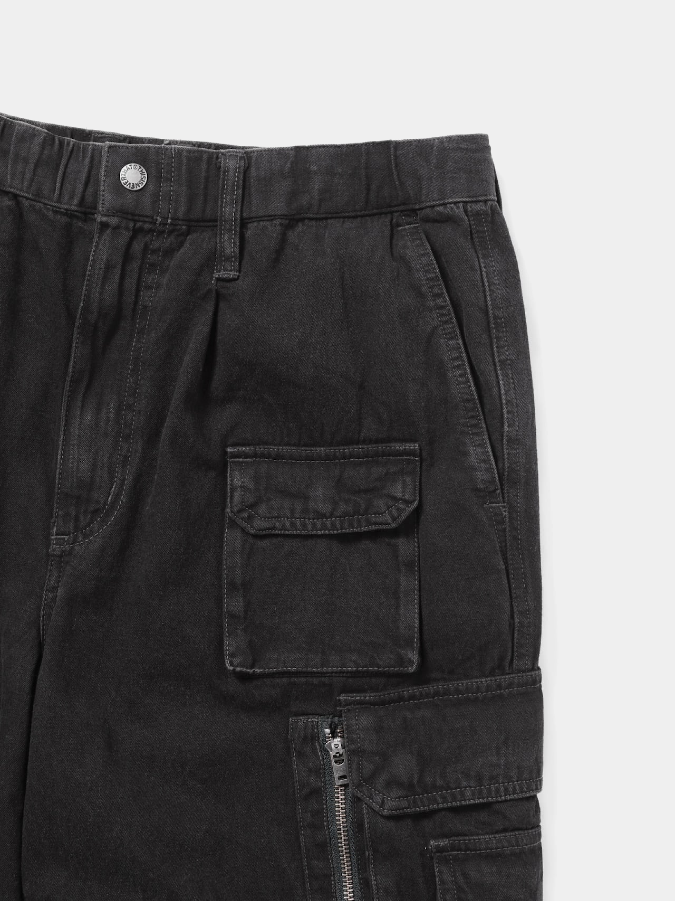 Брюки thisisneverthat Crazy Multi Zip Pant - Updated Black