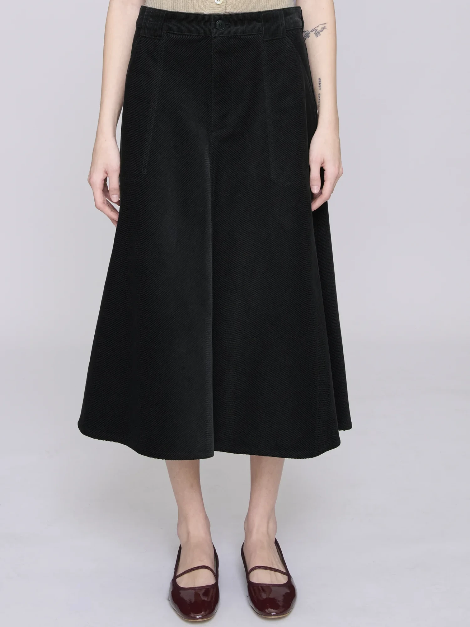 Женская юбка A.P.C. Laurene Skirt Anthracite