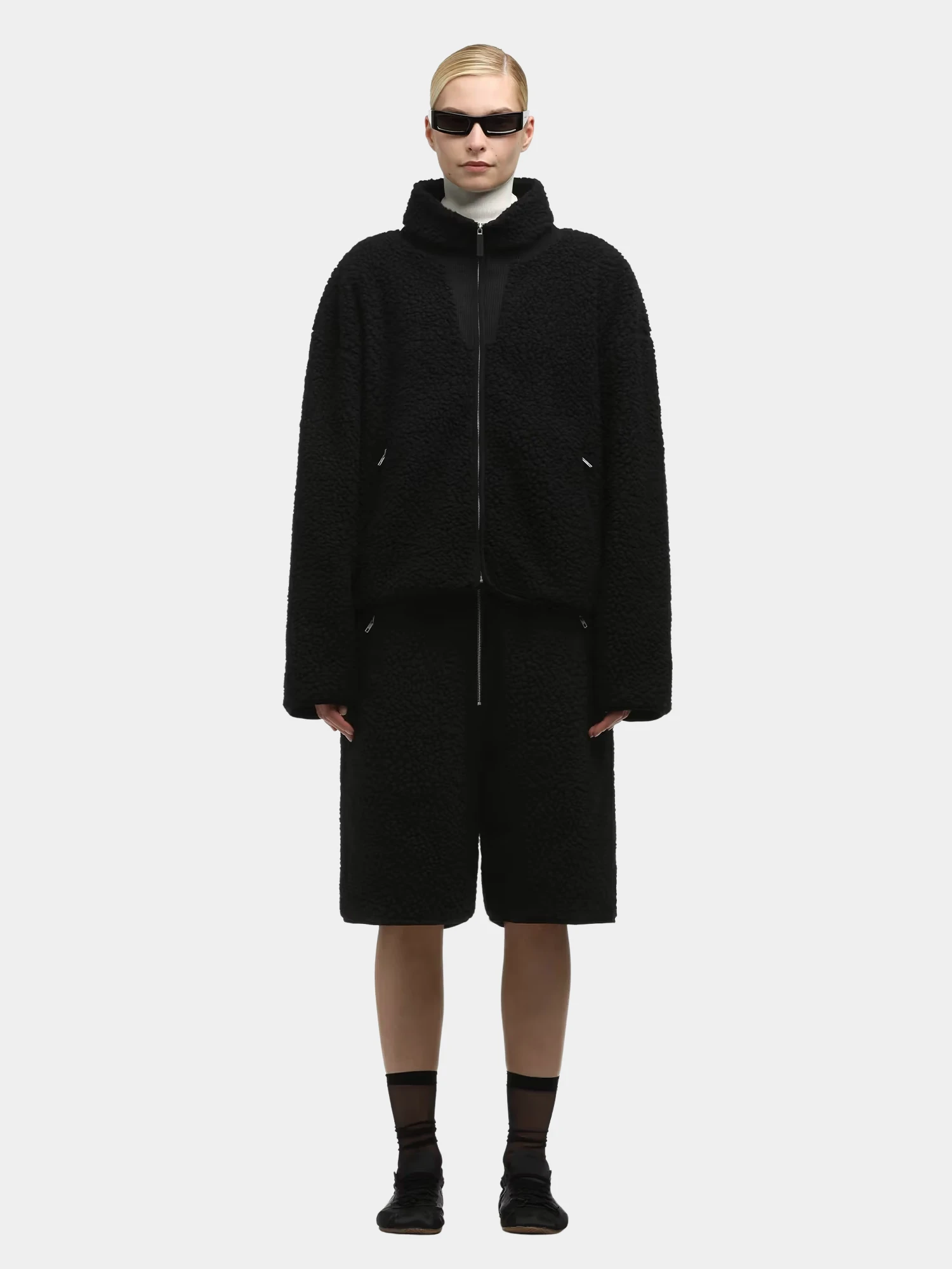 Флисовая куртка entire studios EF Jacket Black