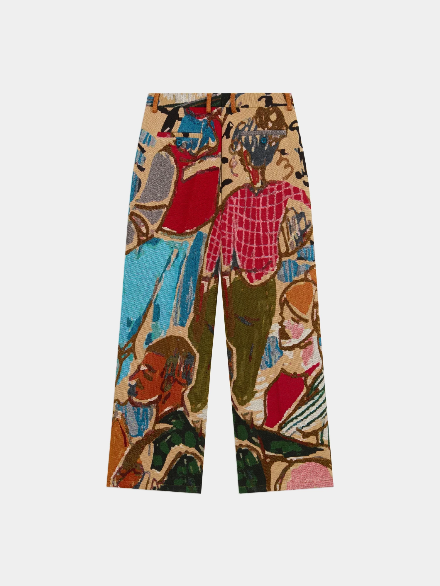 Брюки KidSuper Jacquard Boy Who Jumped The Moon Multi