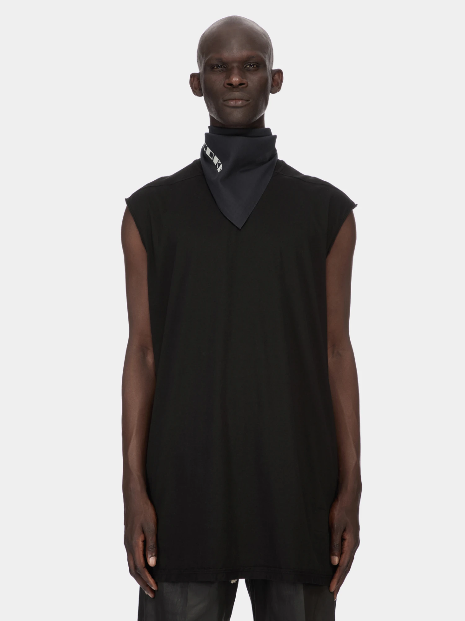 Шарф RICK OWENS DRKSHDW Temple Of Love Black/Milk