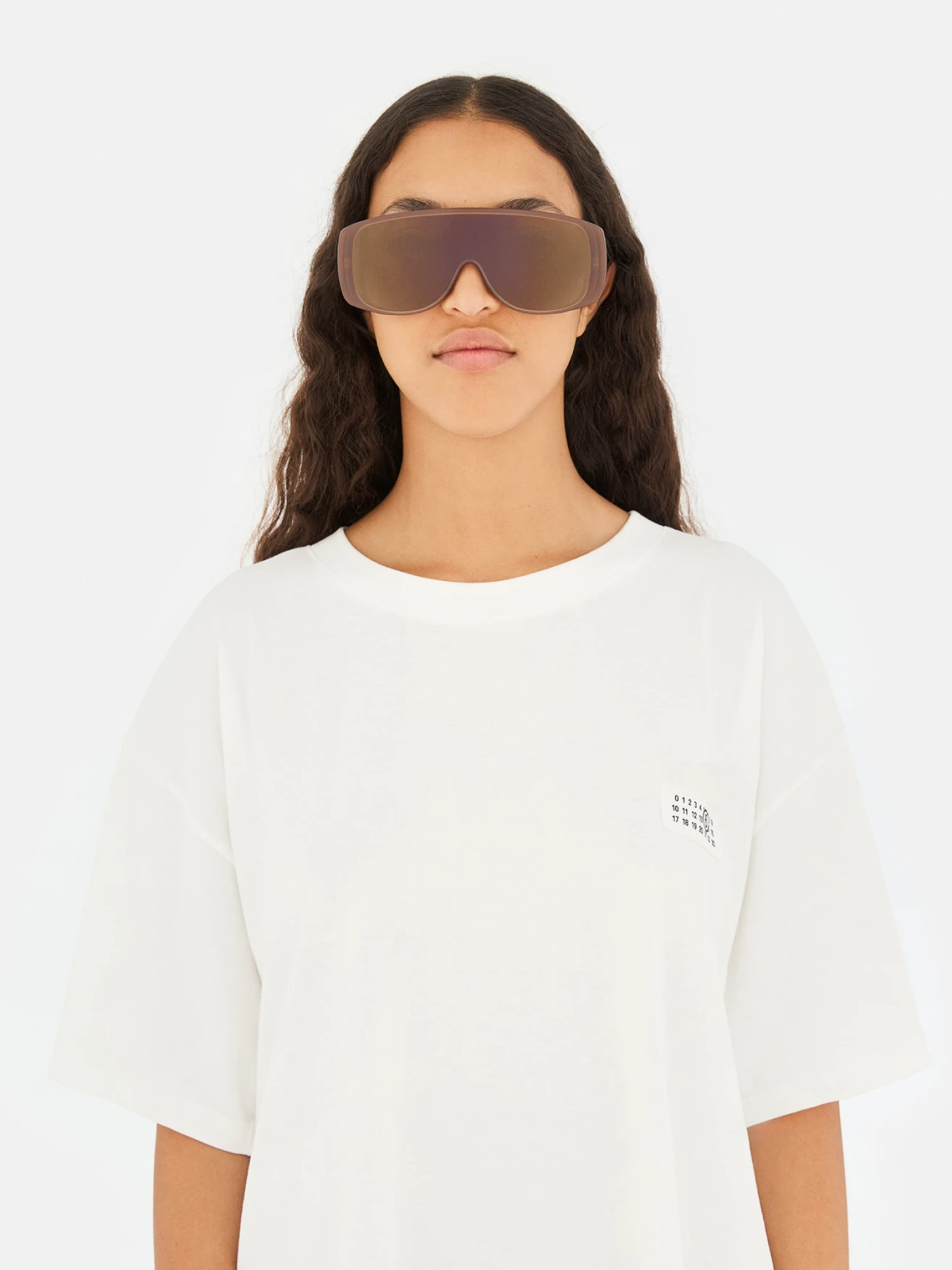Очки MM6 Maison Margiela Mask Brown