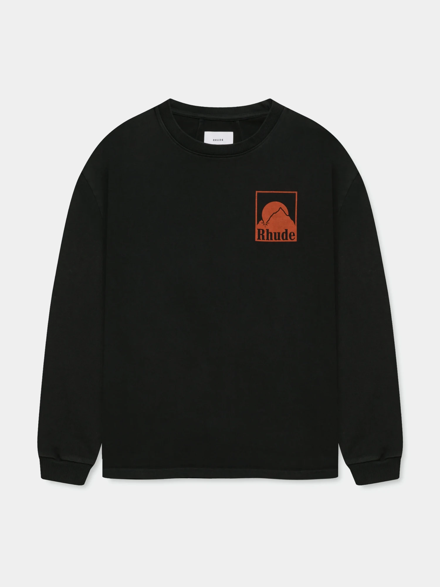 Лонгслив RHUDE Moonlight Badge Ls Vtg Black