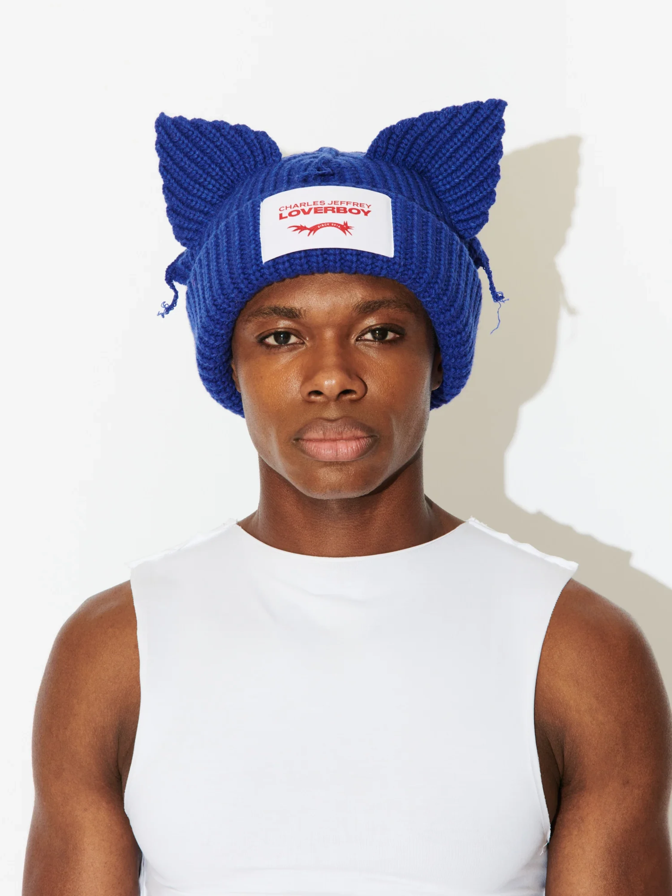Шапка Charles Jeffrey Loverboy Chunky Ears Blue