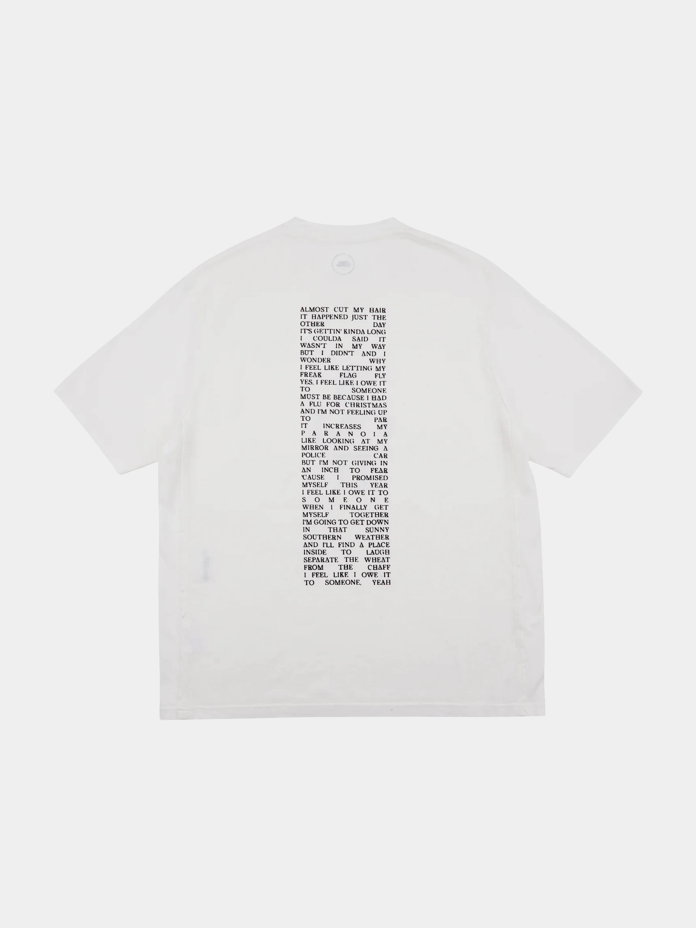 Футболка ACMH Lyrics SS Tee Off White