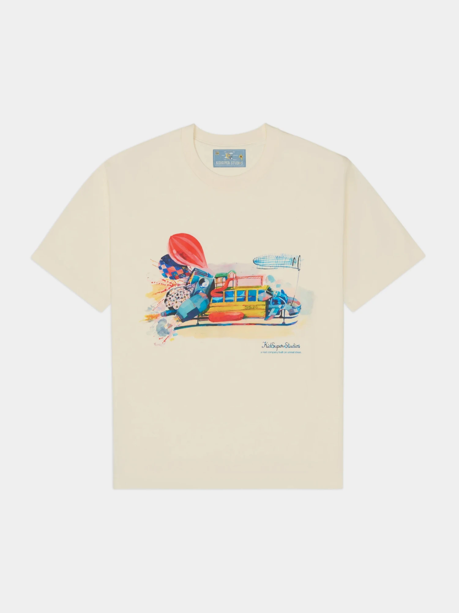 Футболка KidSuper Spaceship Tee Natural