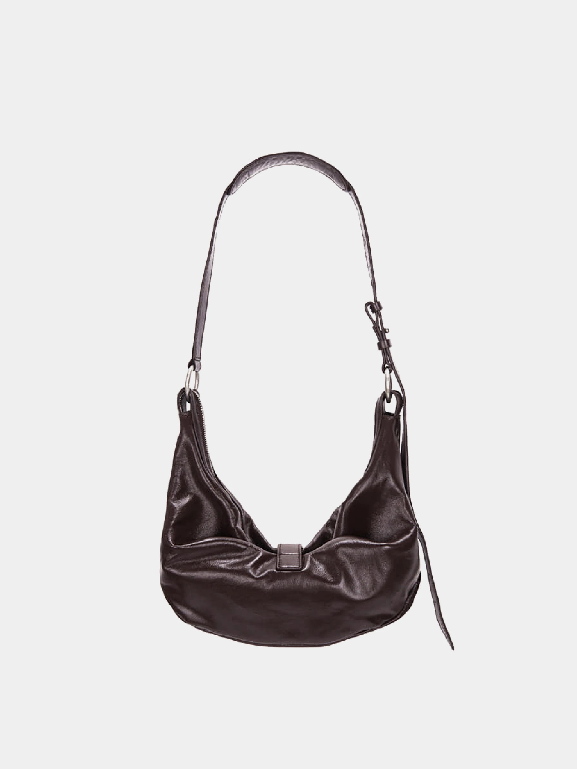 Сумка MARGESHERWOOD Belted Hobo Medium Dark Brown
