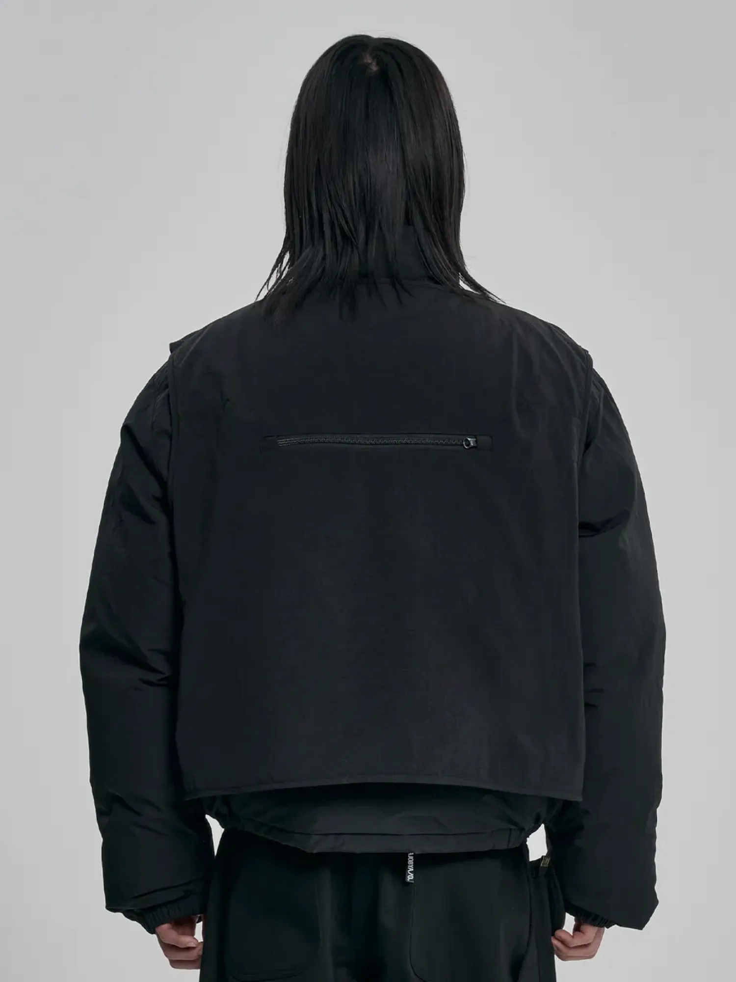 Куртка AJOBYAJO Cargo Vest Layered Padded Black