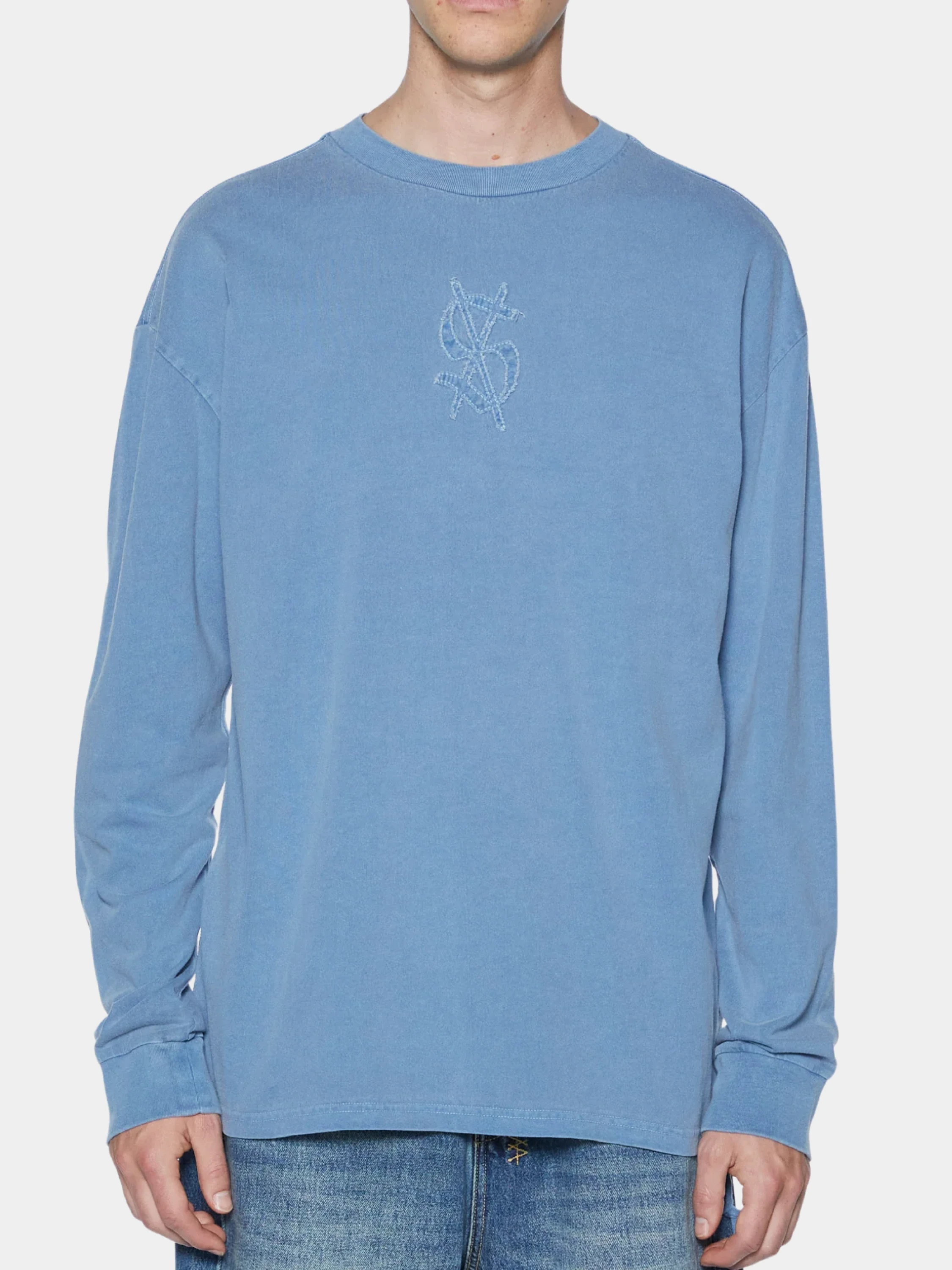 Лонгслив Ksubi Stitch Up Biggie Is Tee Blue