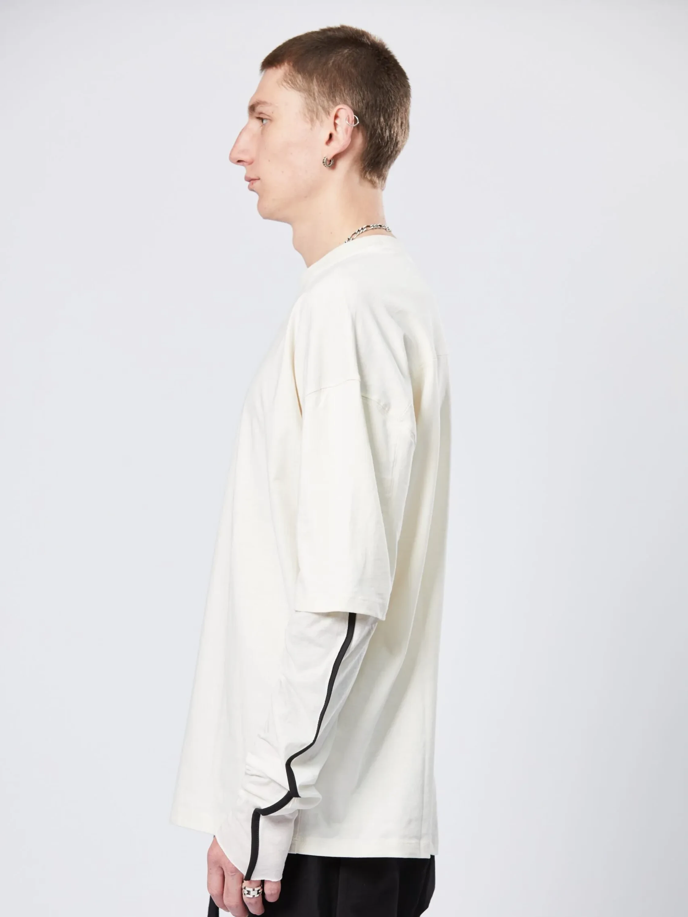 Лонгслив thom/krom M TS 766 Cream