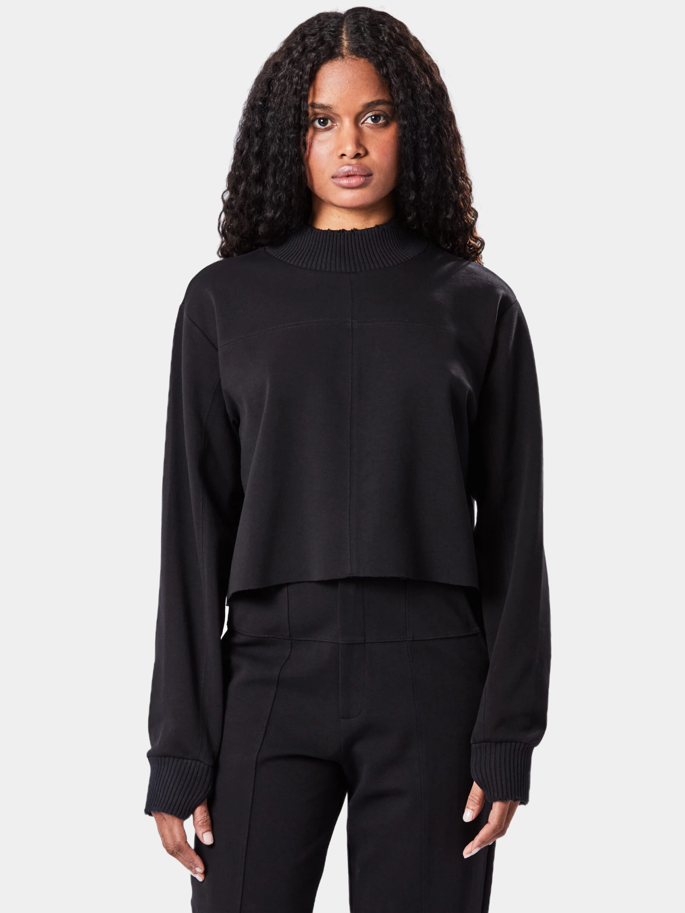 Женский свитшот thom/krom W S 229 Black