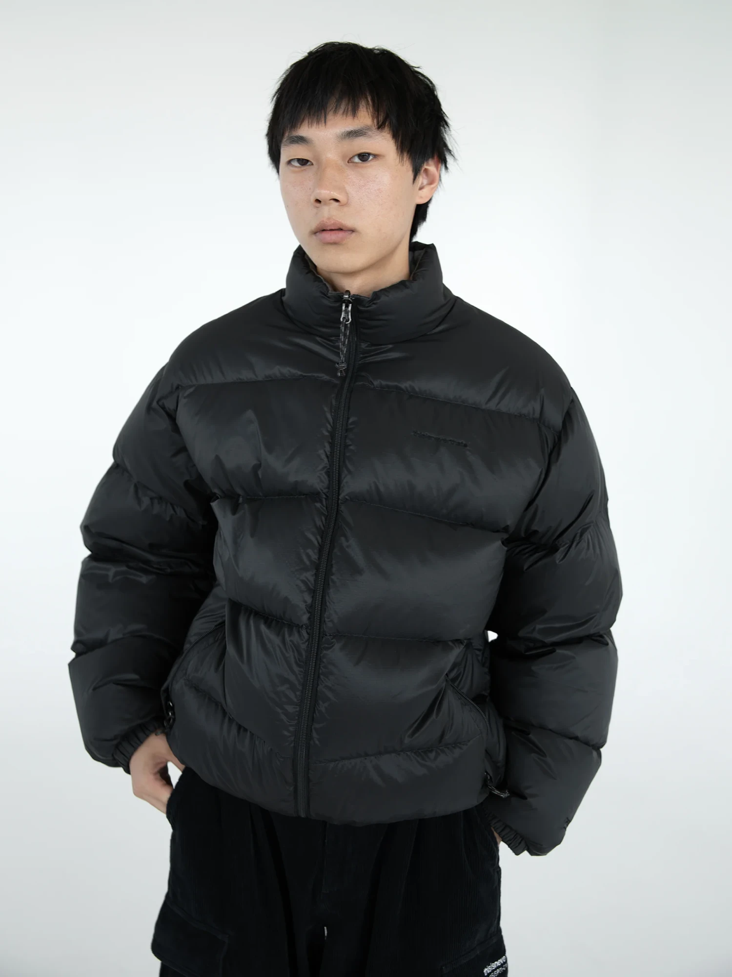 Пуховик thisisneverthat Pertex Reversible T Down Black