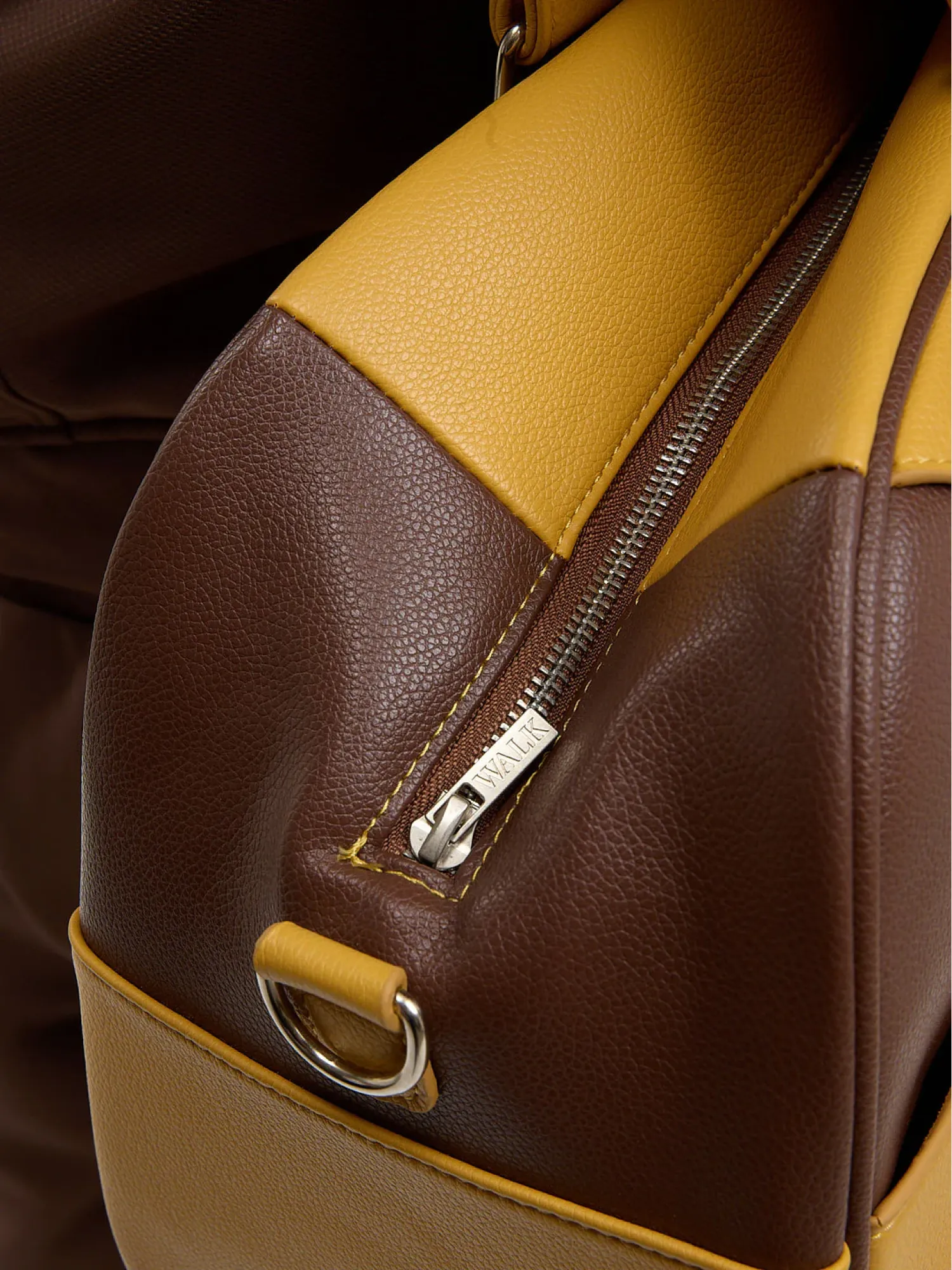 Сумка Walk In Paris Duffle Bag Yellow And Brown