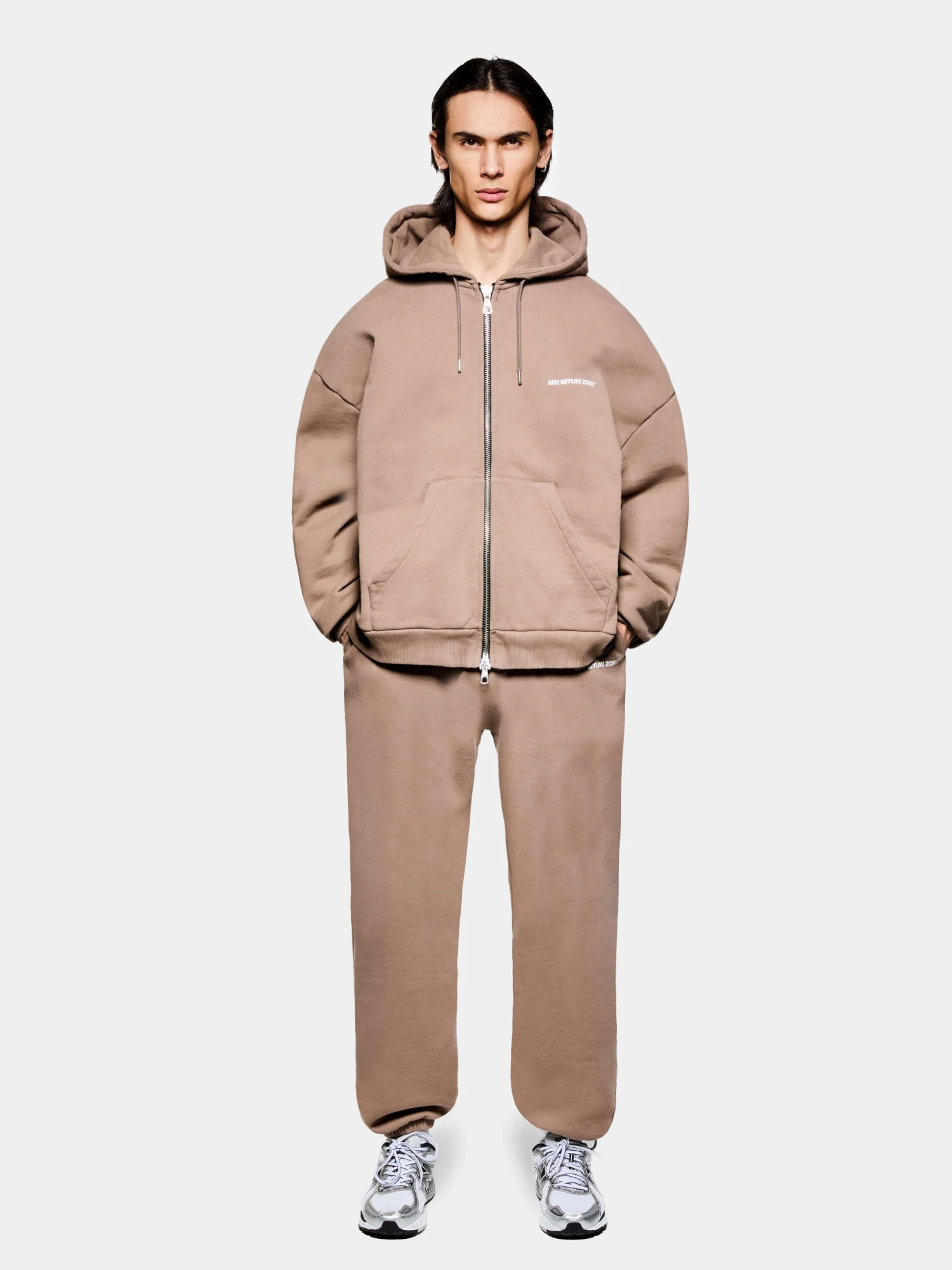Зип-худи MKI MIYUKI ZOKU Uniform Zip Hoody Mushroom