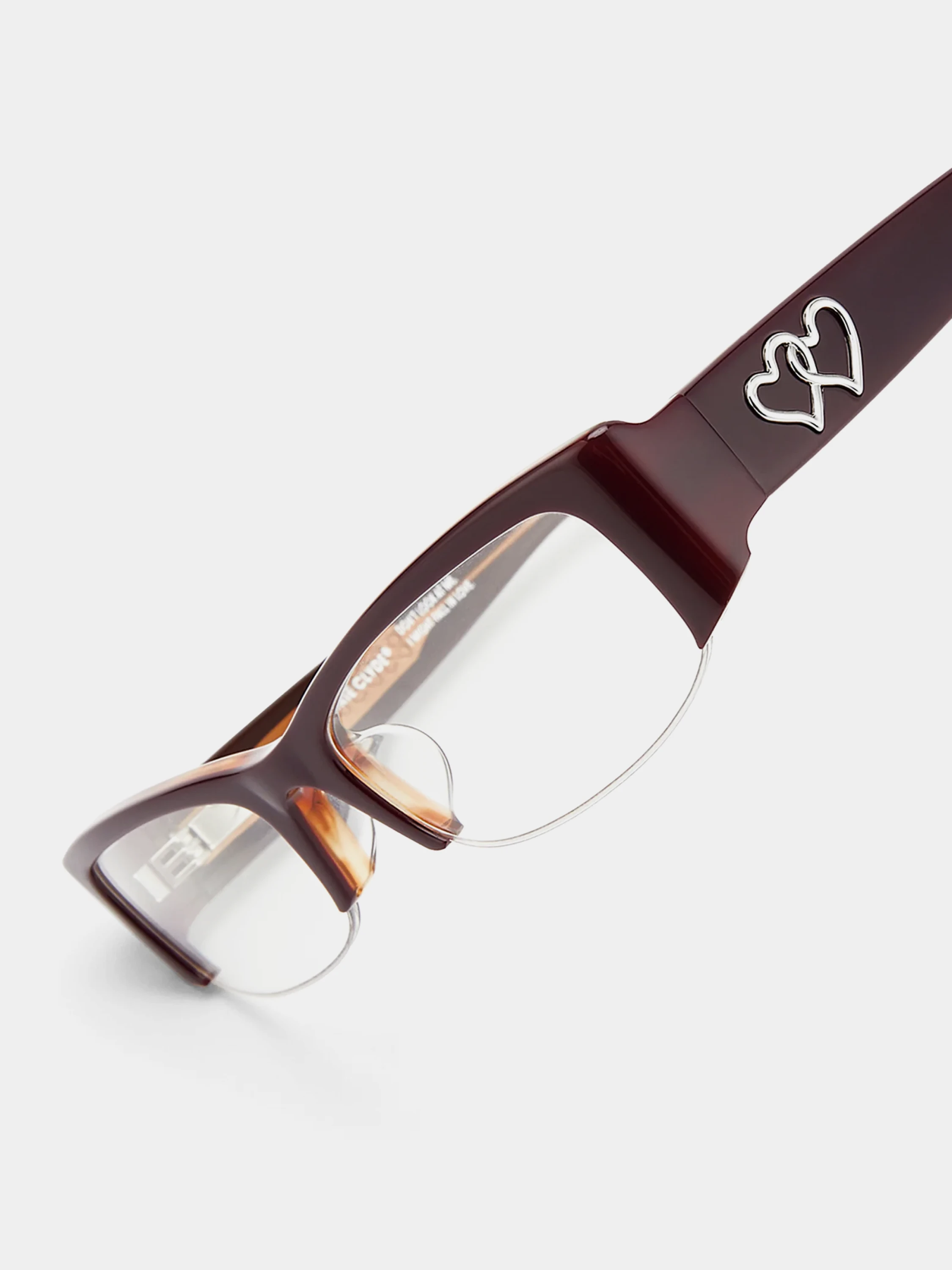 Очки Bonnie Clyde EQ100 Dark Pink & Clear Lens