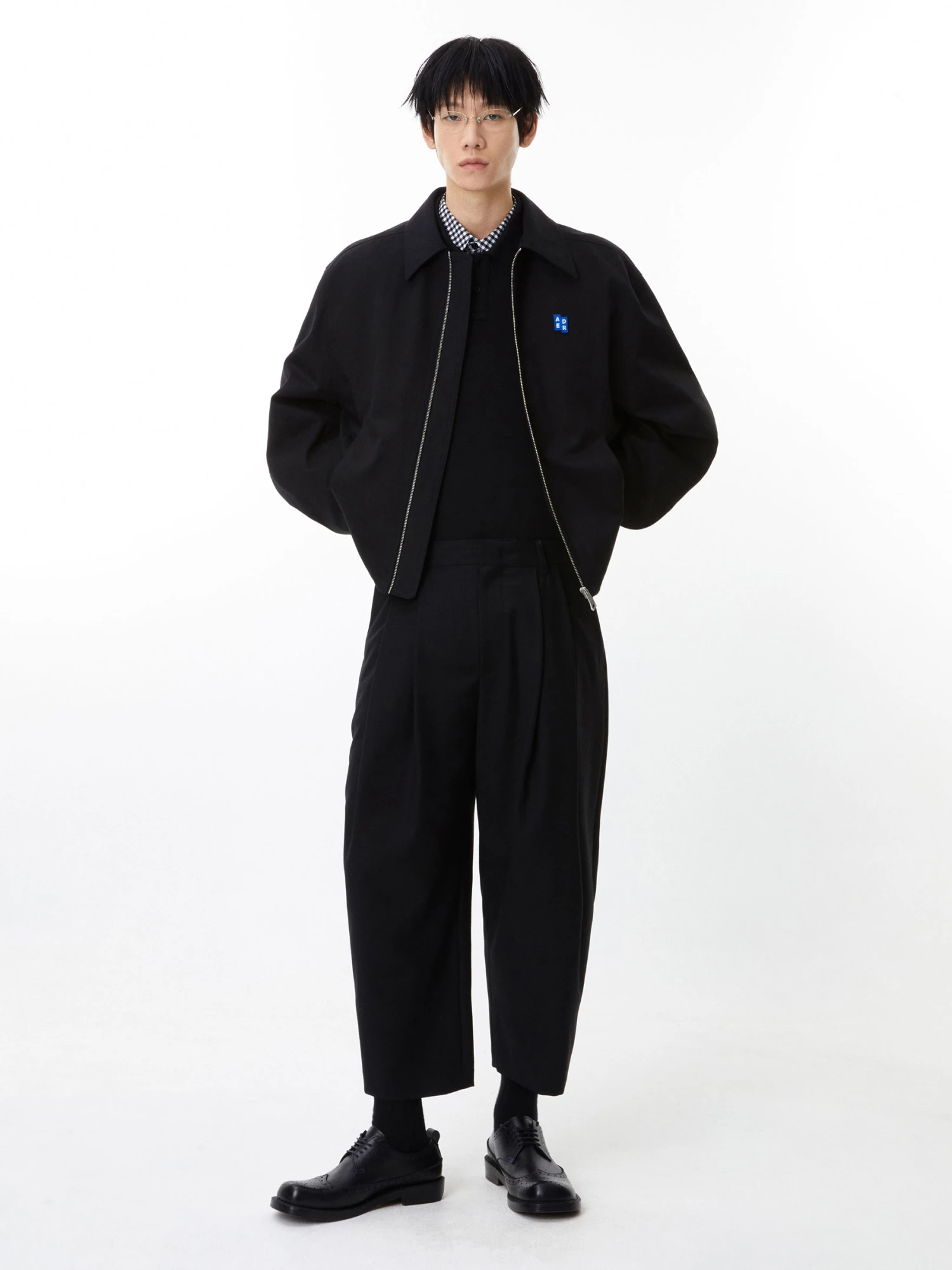 Овершот ADERERROR Sig; BL Tag Jacket 01 Black