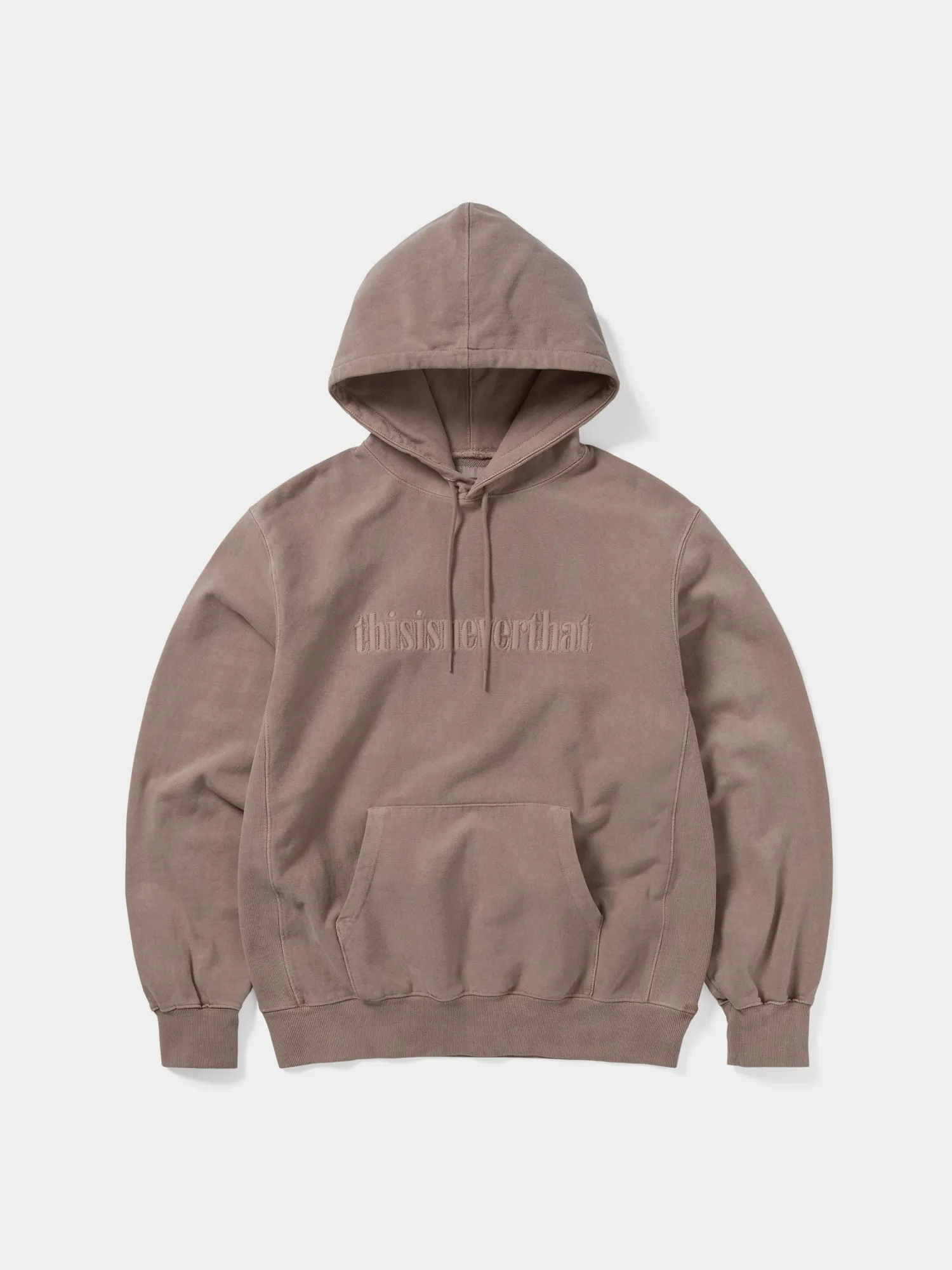 Худи thisisneverthat Overdyed Embroidery Dusty Pink