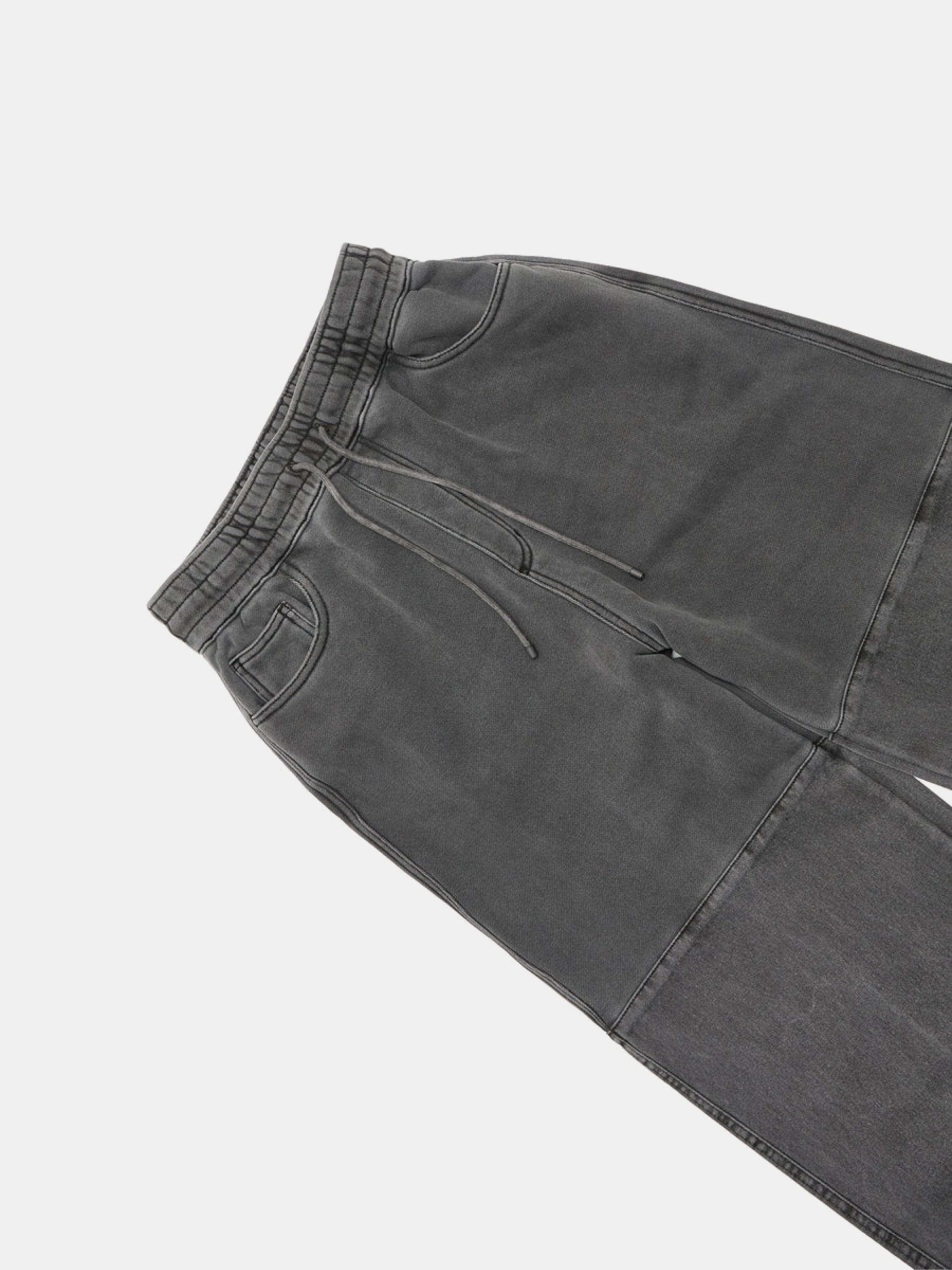 Брюки AMOMENTO Drawstring Denim Pants Charcoal