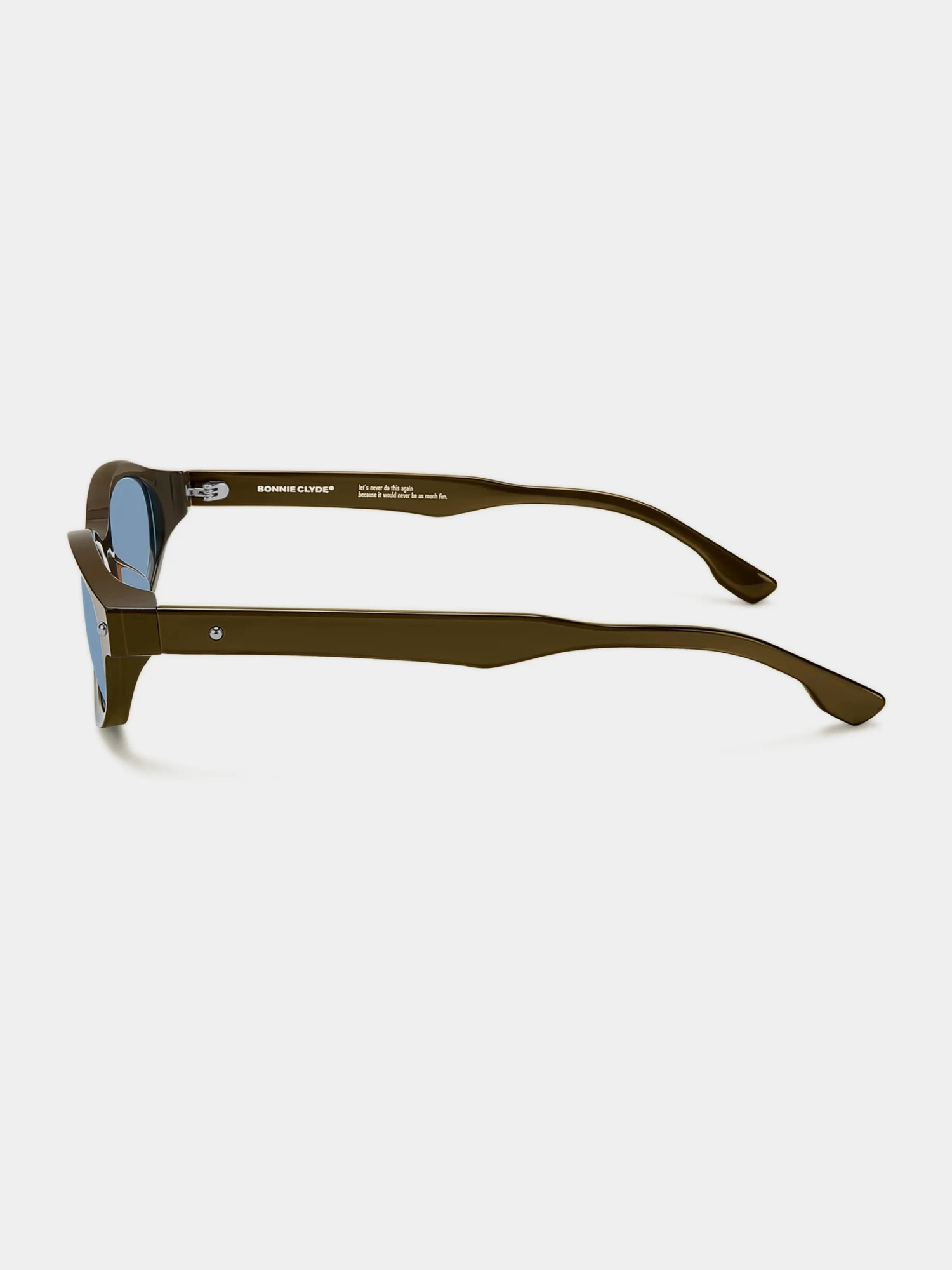 Очки Bonnie Clyde Roller Coaster Brown and Blue Lens