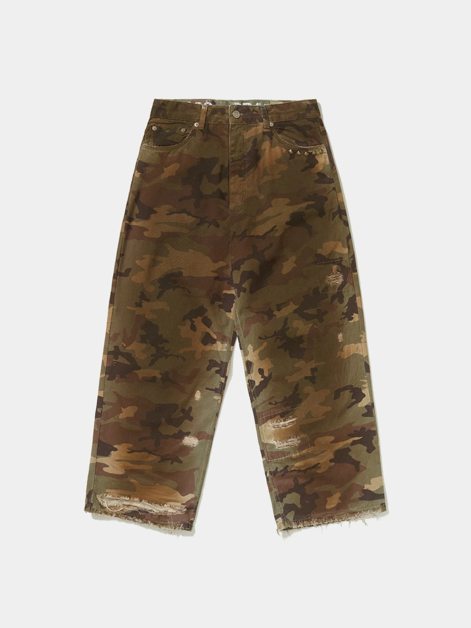 Джинсы PIET Distressed Camo Oversized