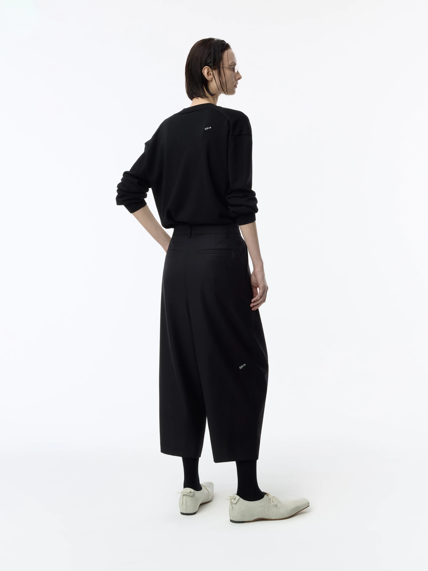 Брюки ADERERROR Sig BK Tag Slacks 01 Black