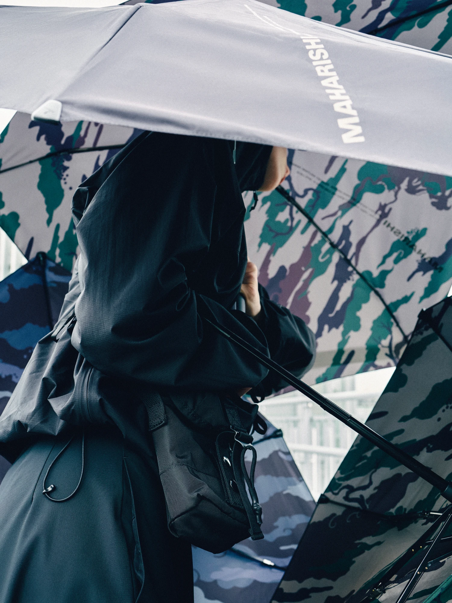 Зонт MAHARISHI 1499 Senz DPM: Bonsai Automatic Umbrella Woodland
