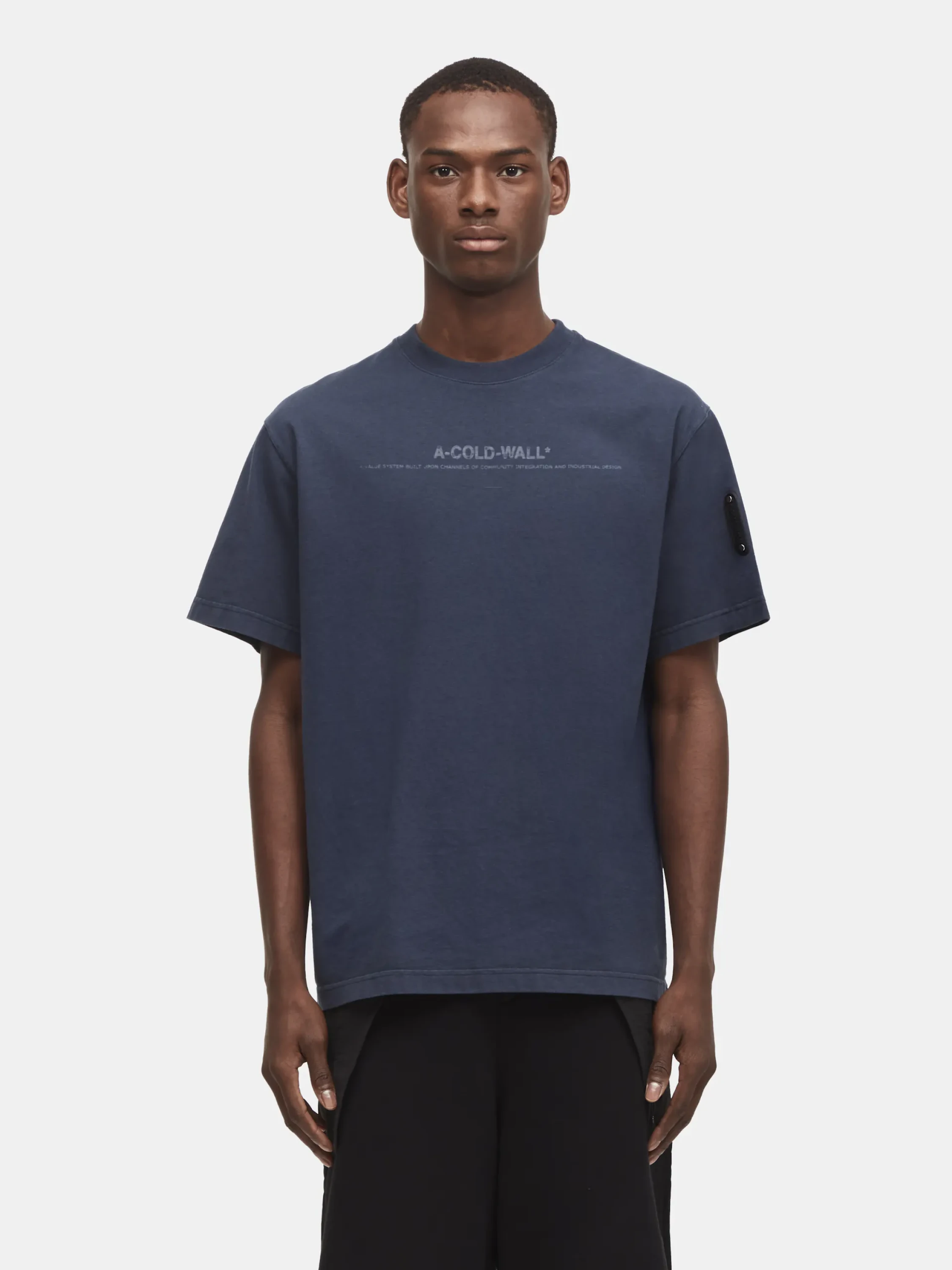 Футболка A-COLD-WALL* Discourse T-Shirt Navy