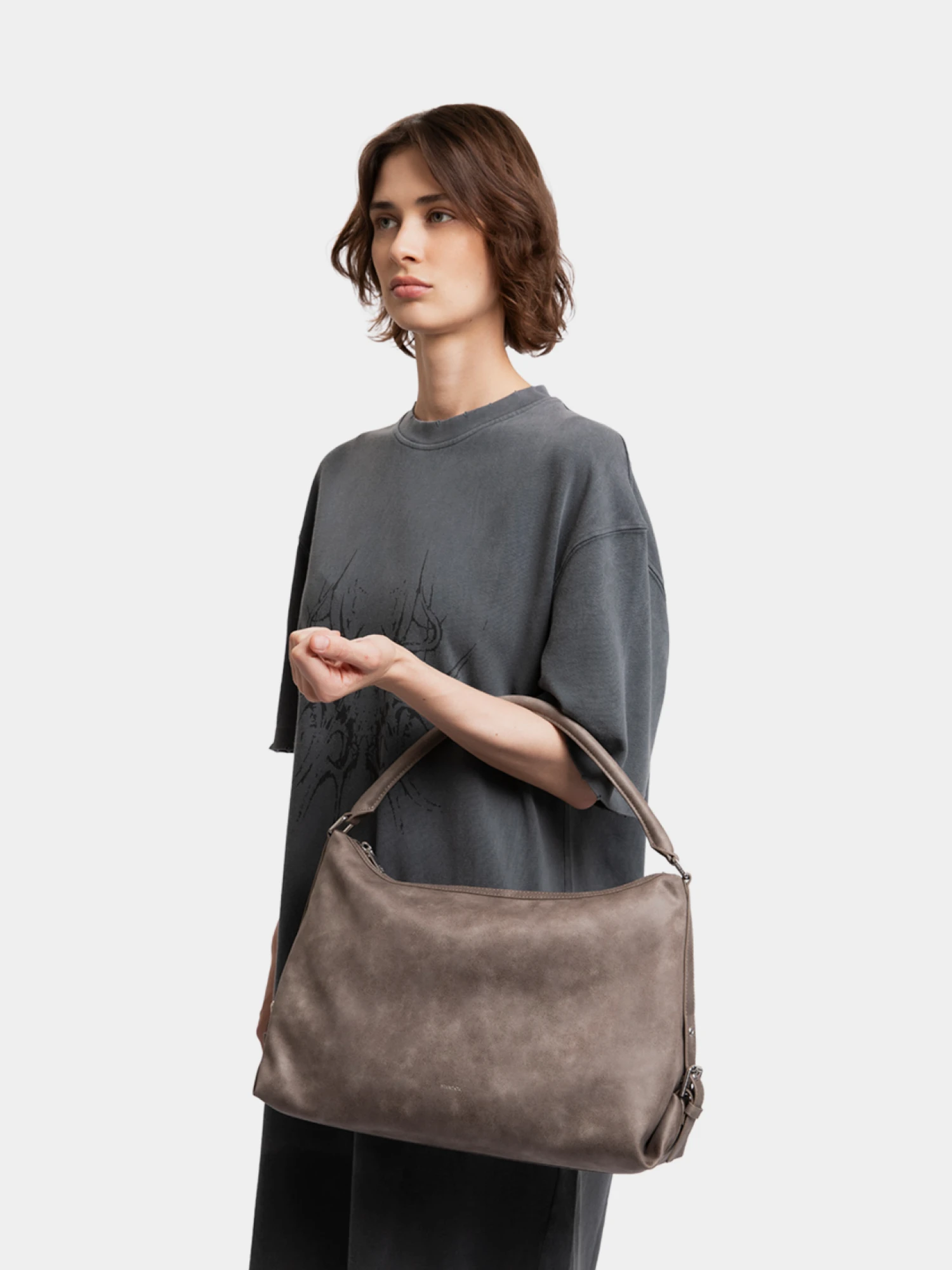 Женская сумка STAND OIL Mushy Bag Gray