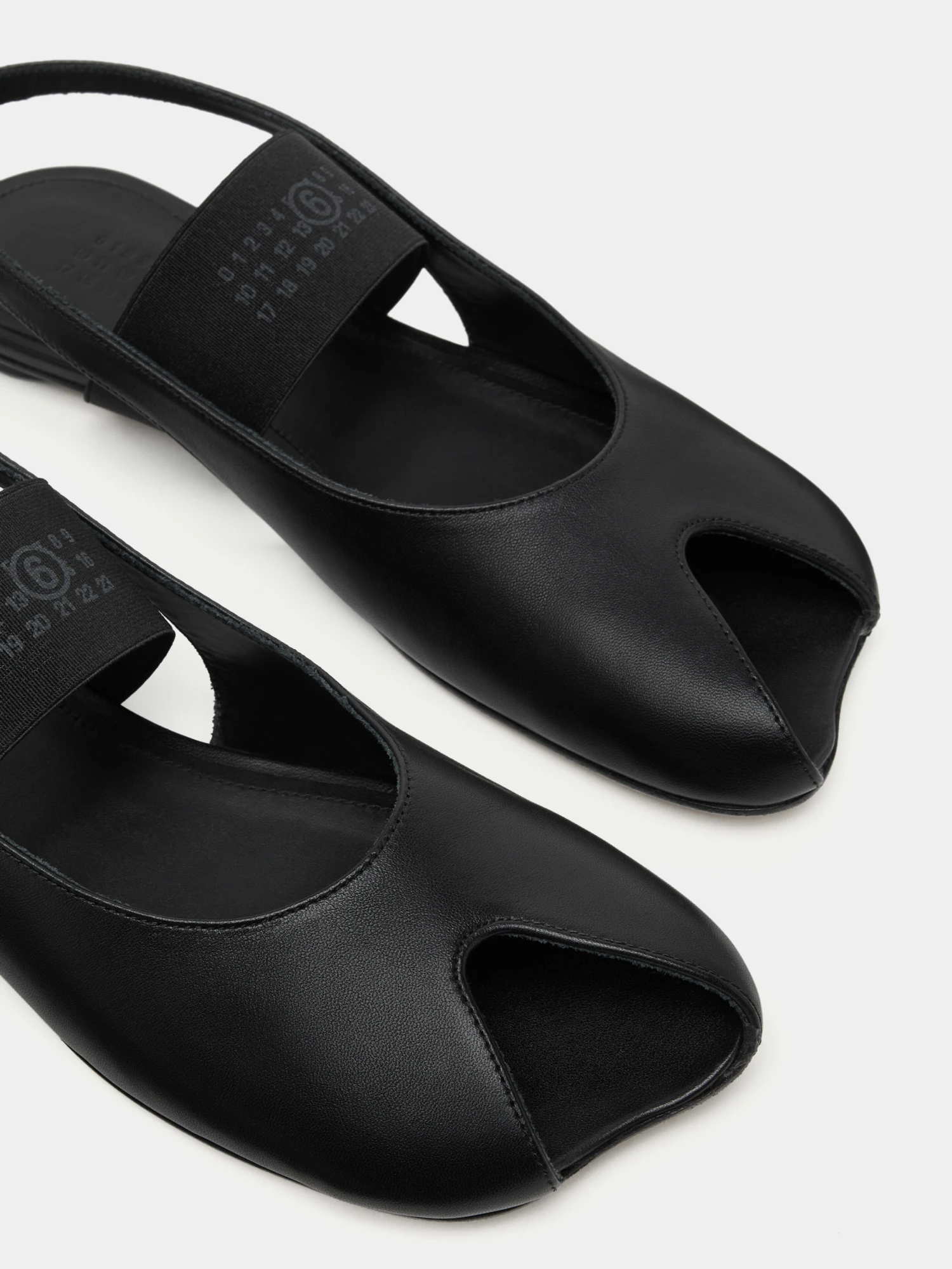 Женские сандалии MM6 Maison Margiela Anatamic Numeric Black