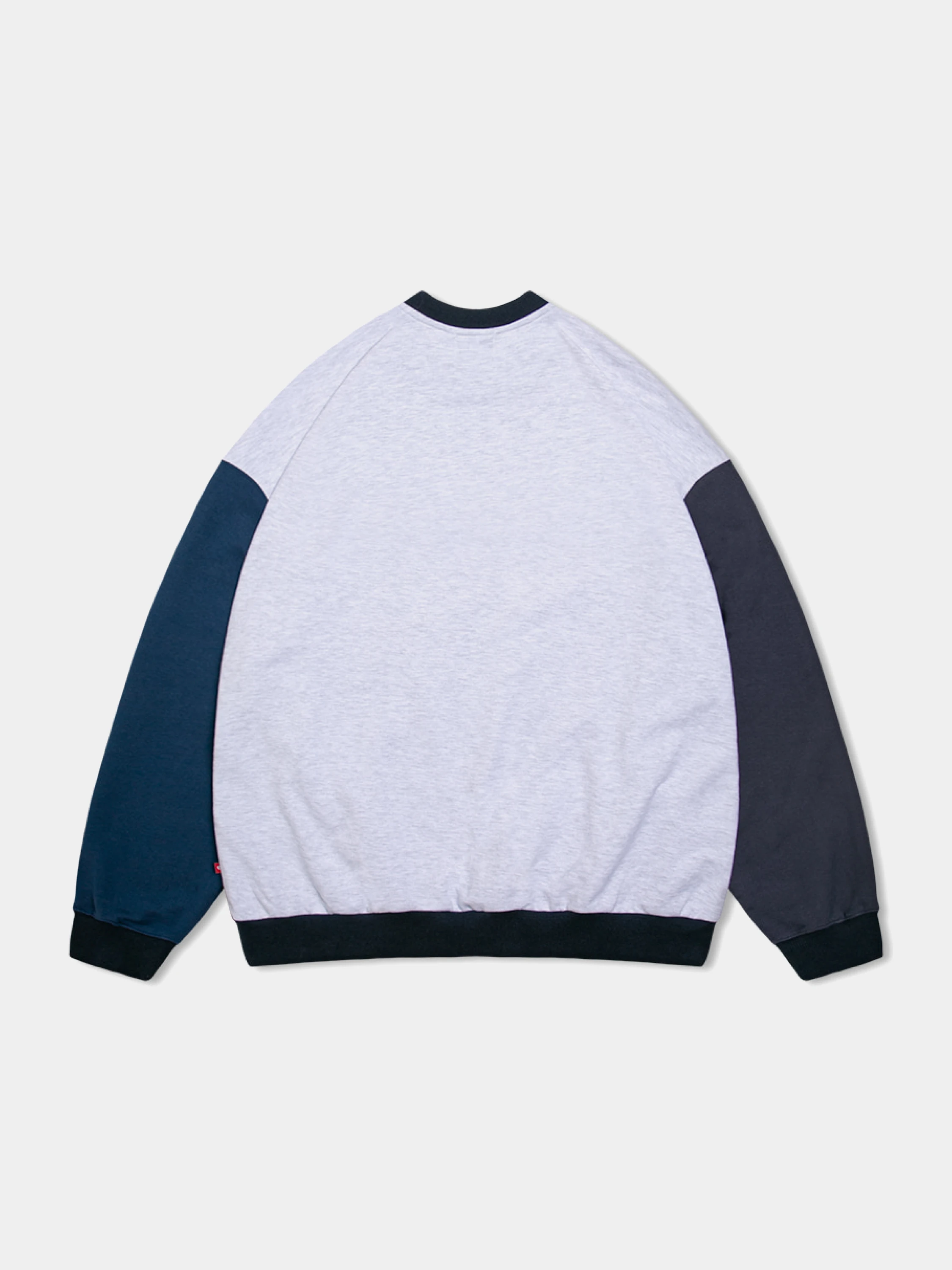 Свитшот ANGLAN Multi Color Wappen White Melange