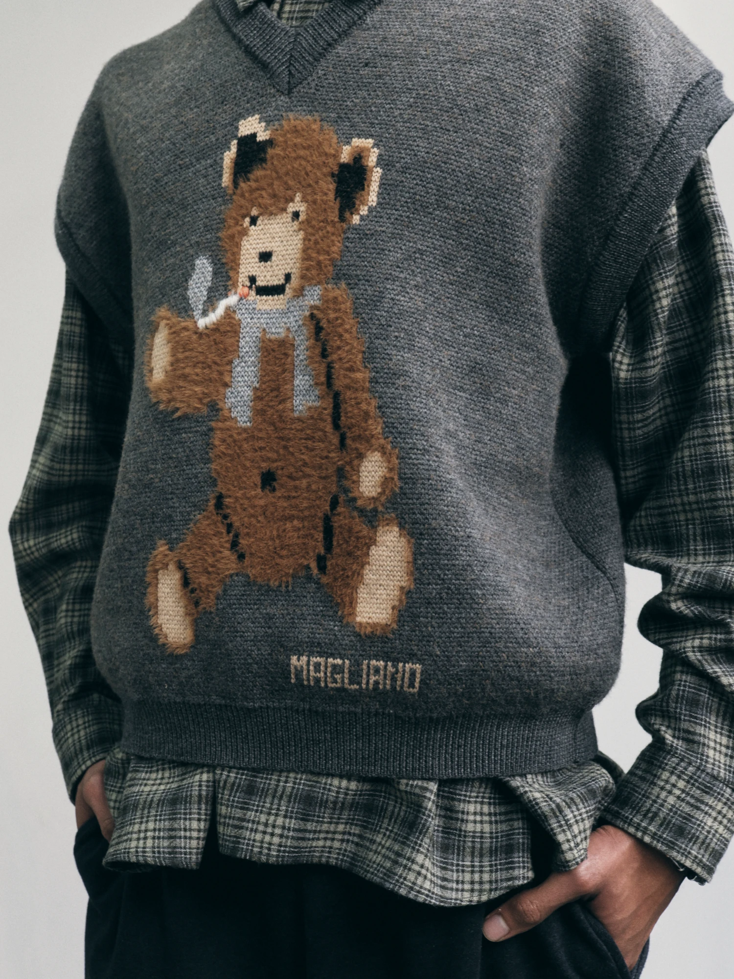 Жилет Magliano Teddy Bear Vest Hazelnut