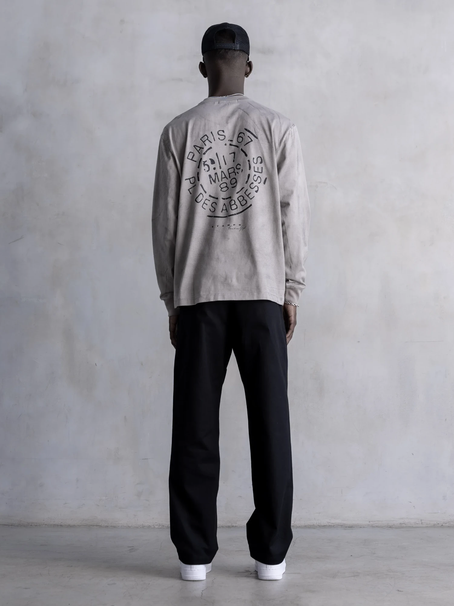 Лонгслив Stampd Van Gogh LS Relaxed Cement