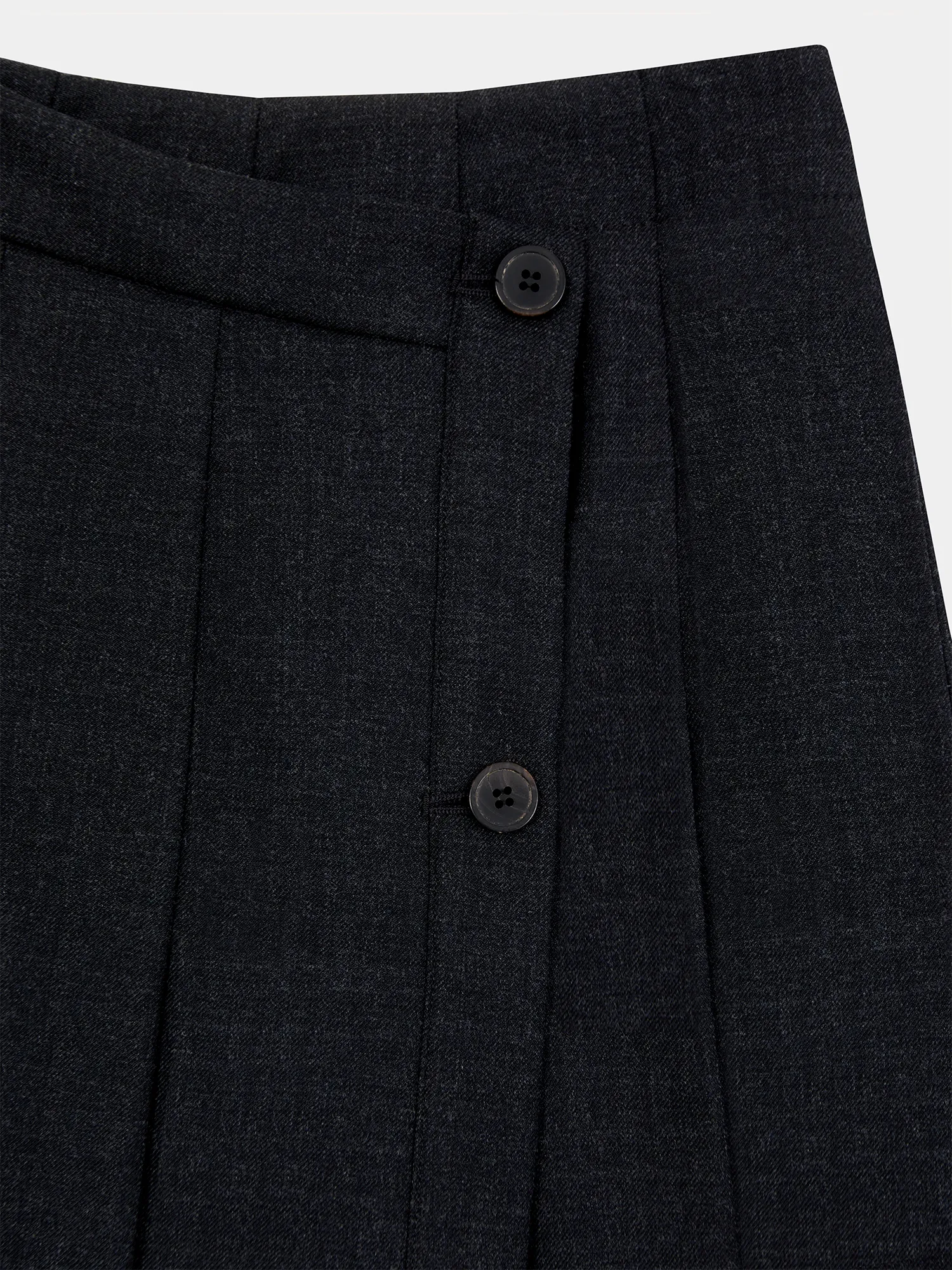 Женская юбка EPINGLER Pleats Long Wrapped Charcoal