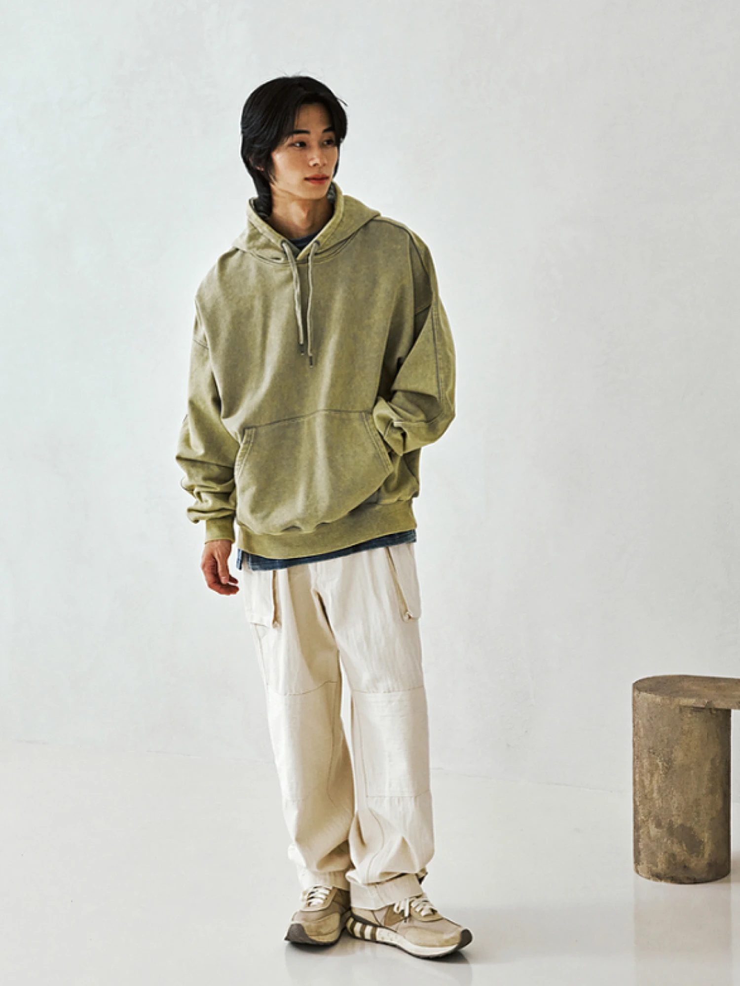 Худи FrizmWORKS OG Vintage Dyeing Pullover Mustard