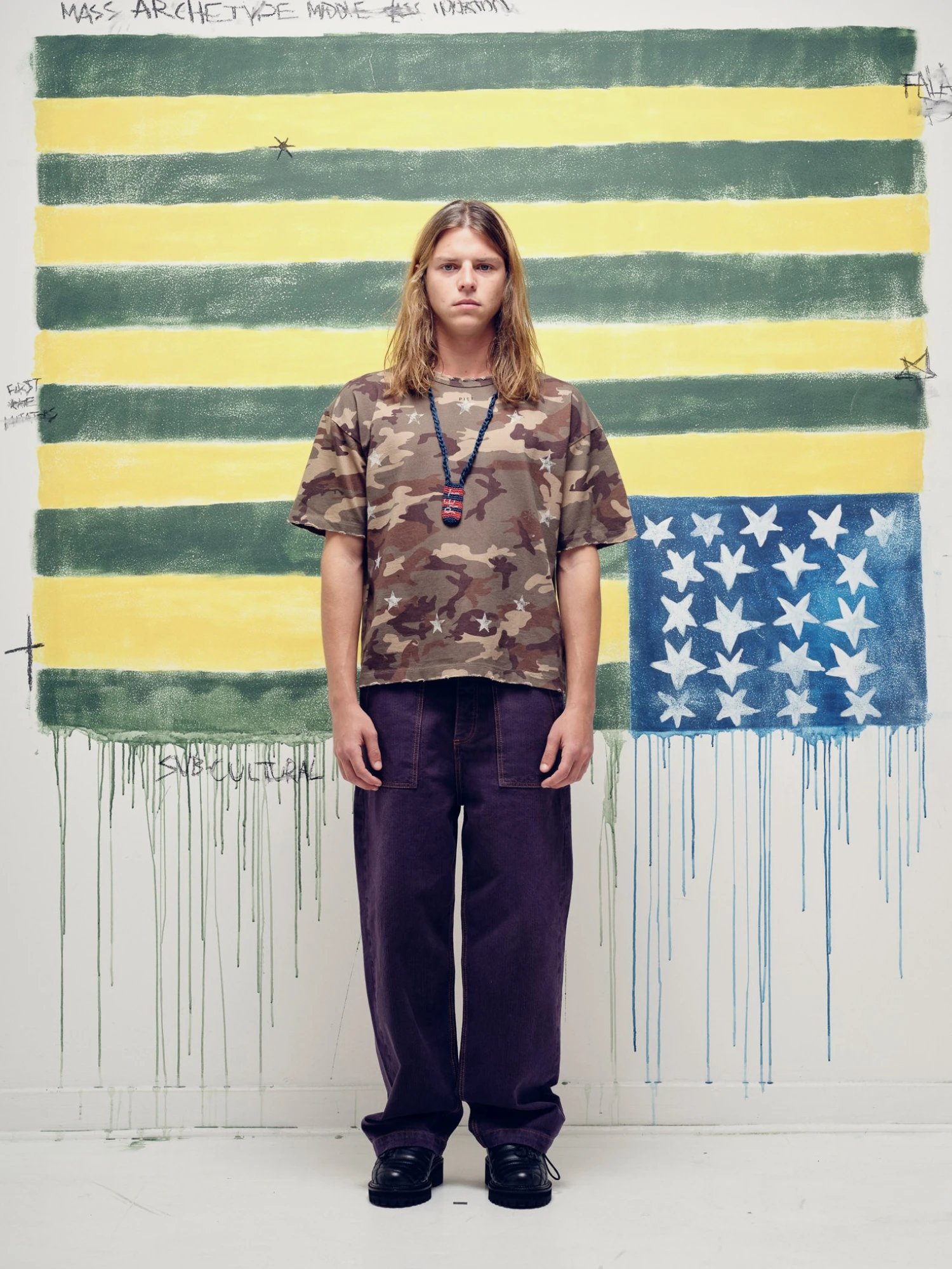 Футболка PIET Camo Relaxed