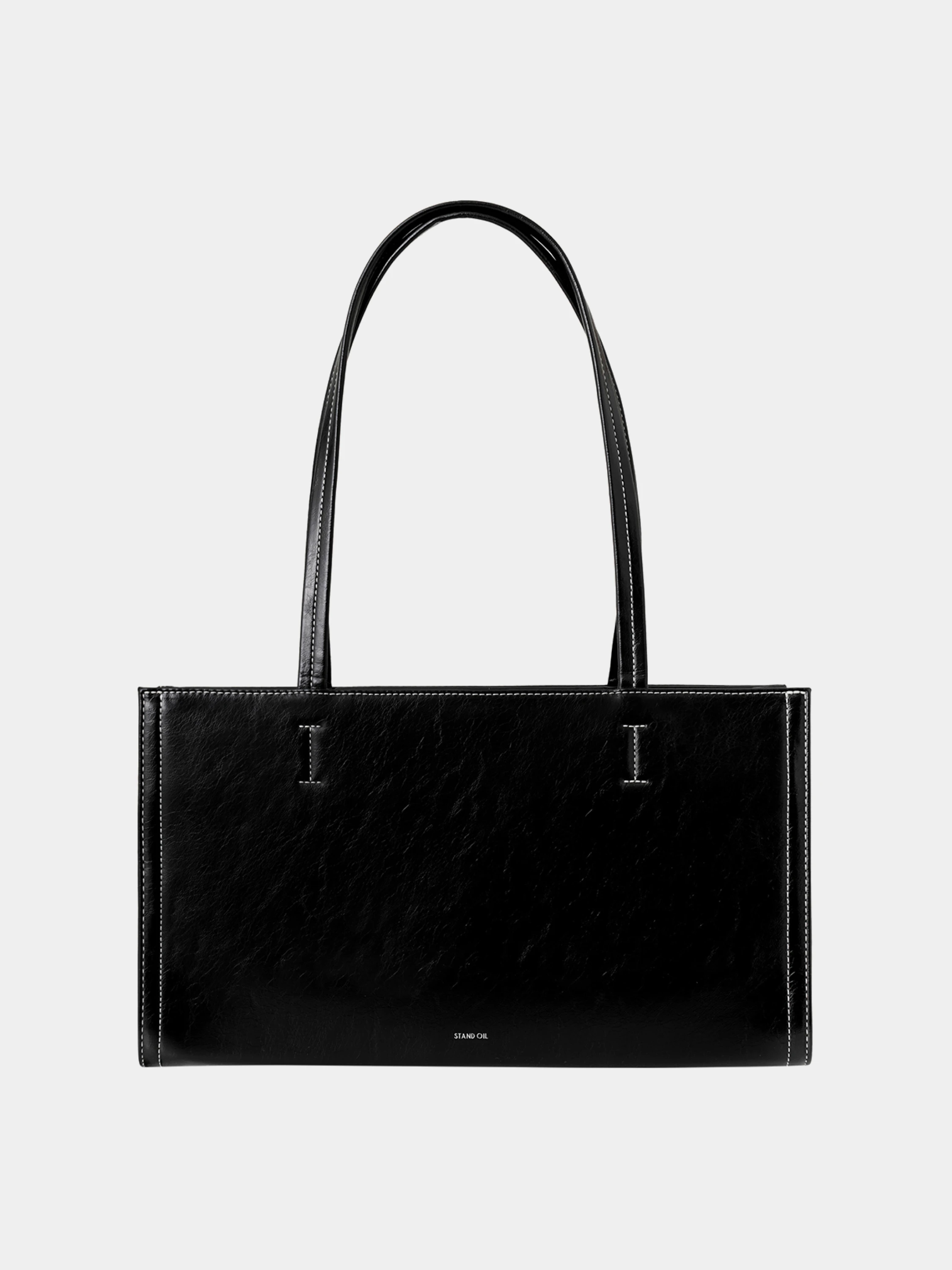Женская сумка STAND OIL Oblong Bag Stitch Black