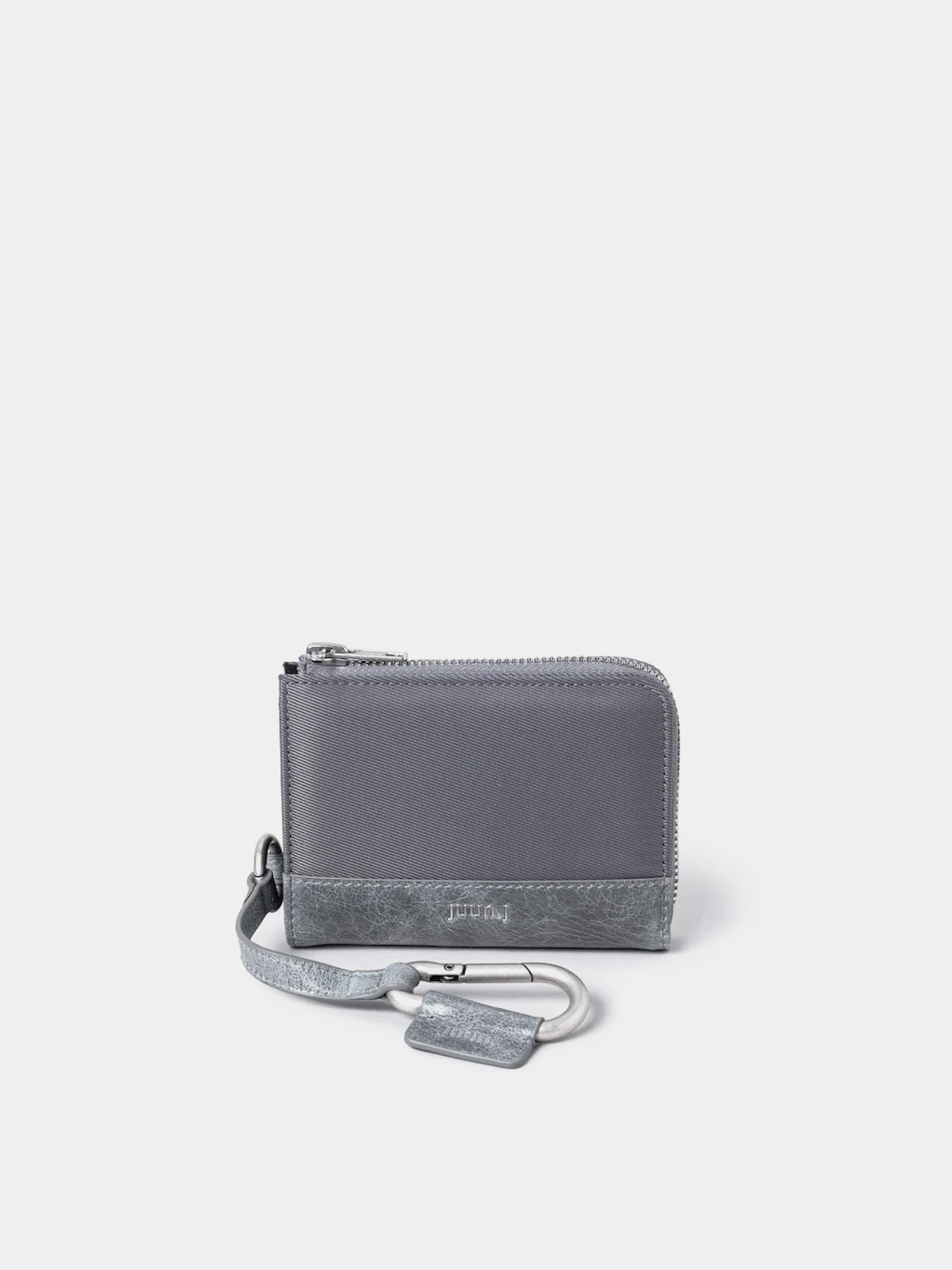 Кардхолдер JUUN.J Nylon Zip Card Holder Grey