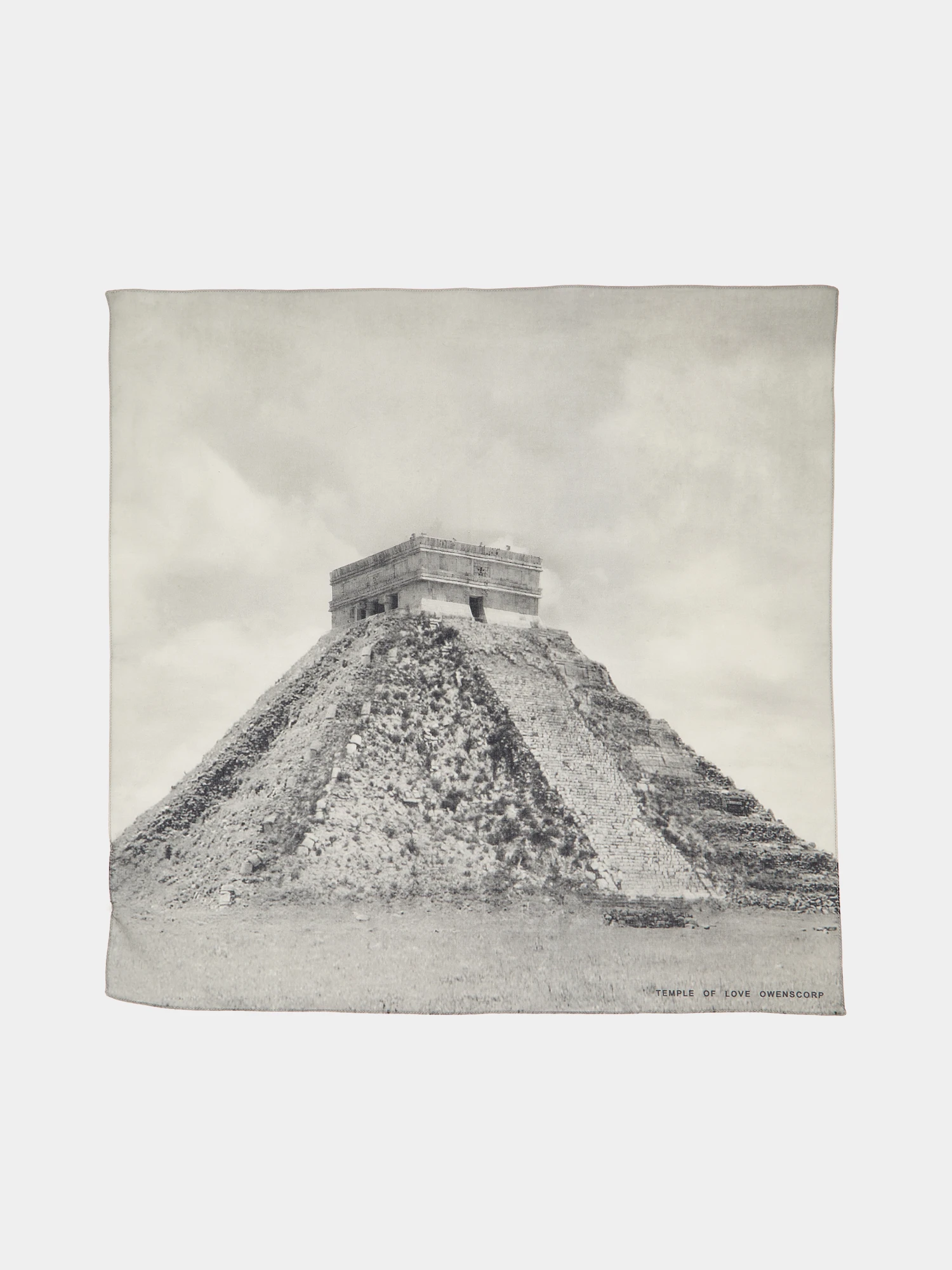 Шарф RICK OWENS DRKSHDW Castillo Bandana Black/Milk