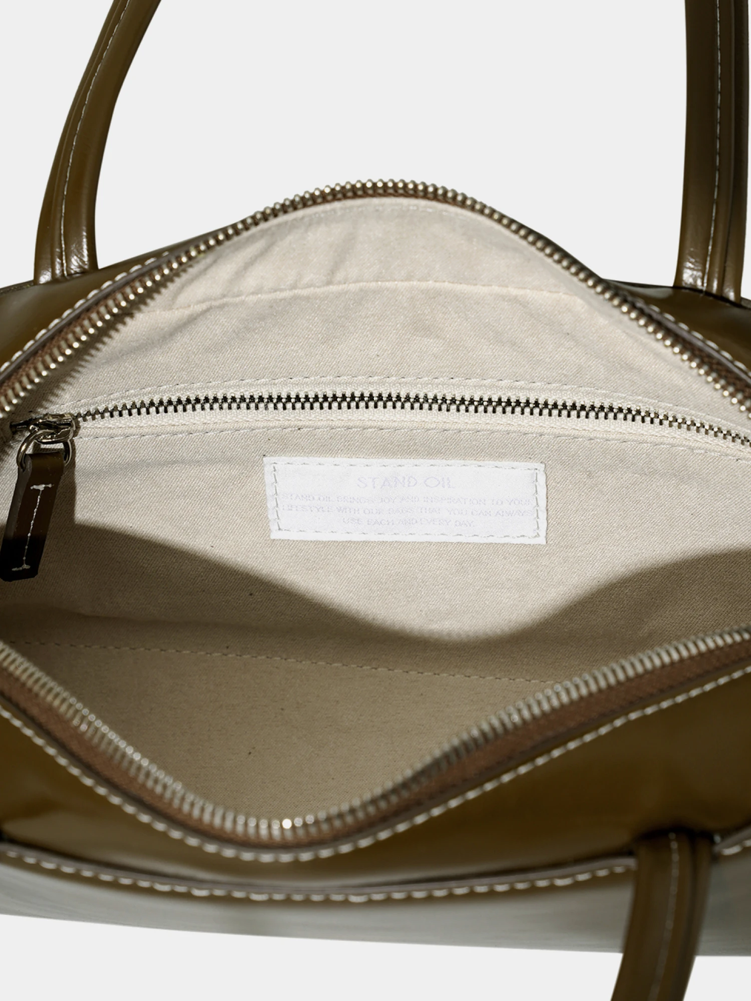 Женская сумка STAND OIL Post Bag Stitch Mocha