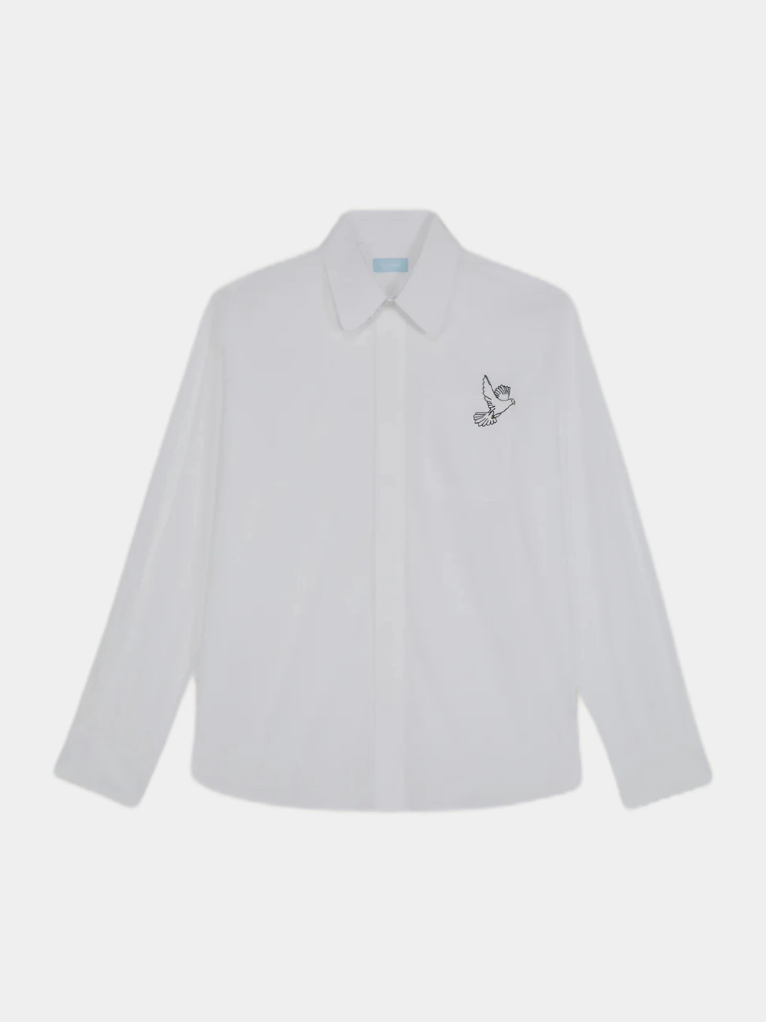 Рубашка 3.PARADIS Dove Pocket Ls White