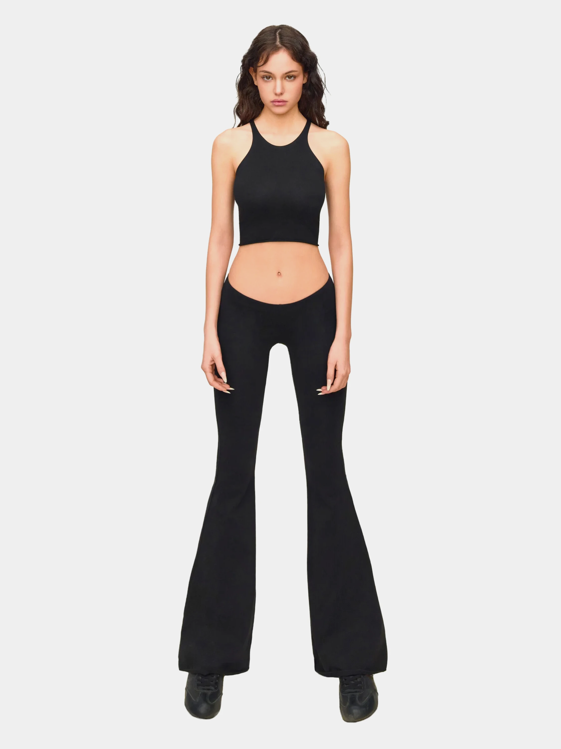 Женские брюки XSAI Flared Legginns Dusty Black