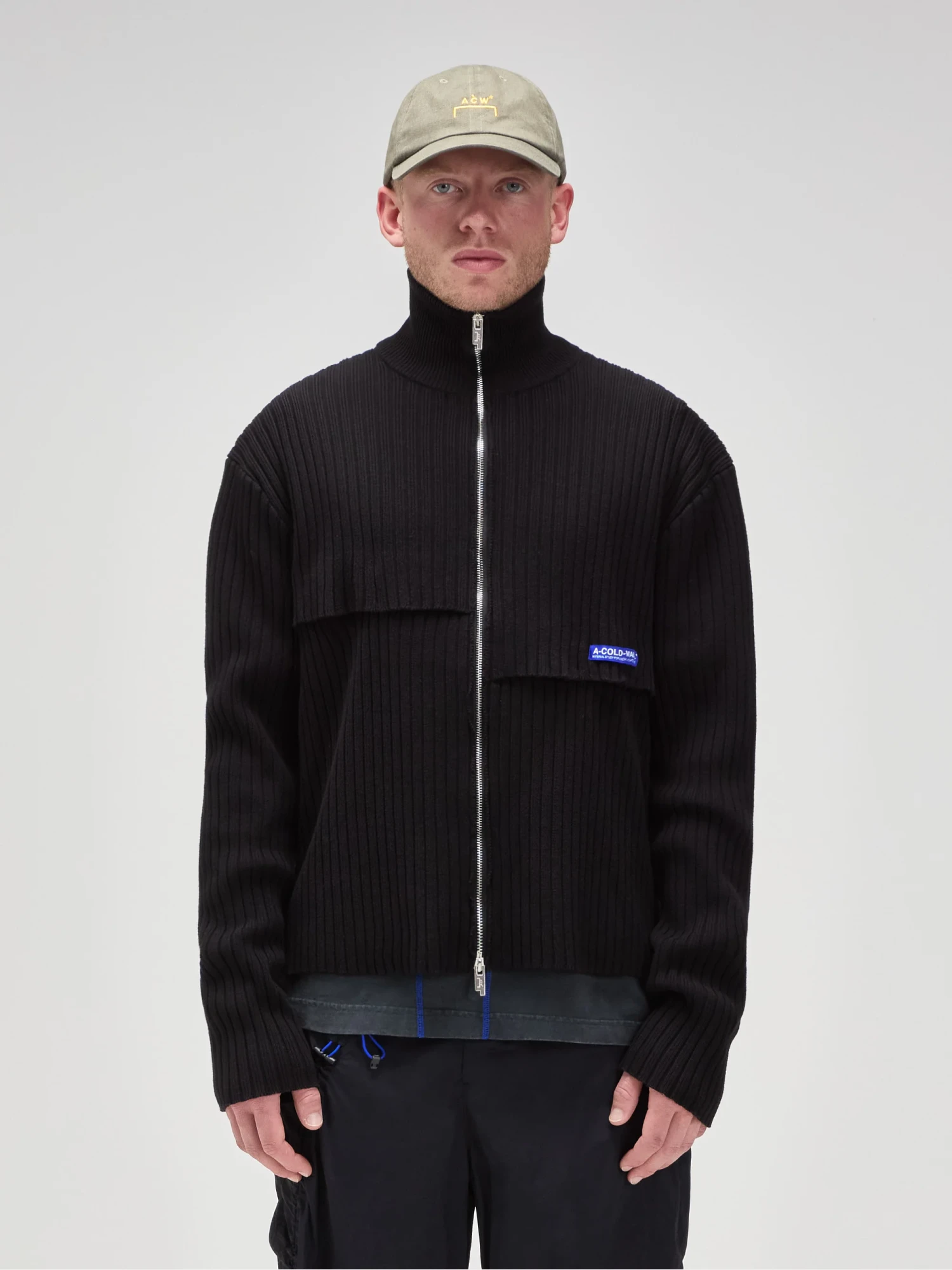 Кардиган A-COLD-WALL* Panel Knit Black