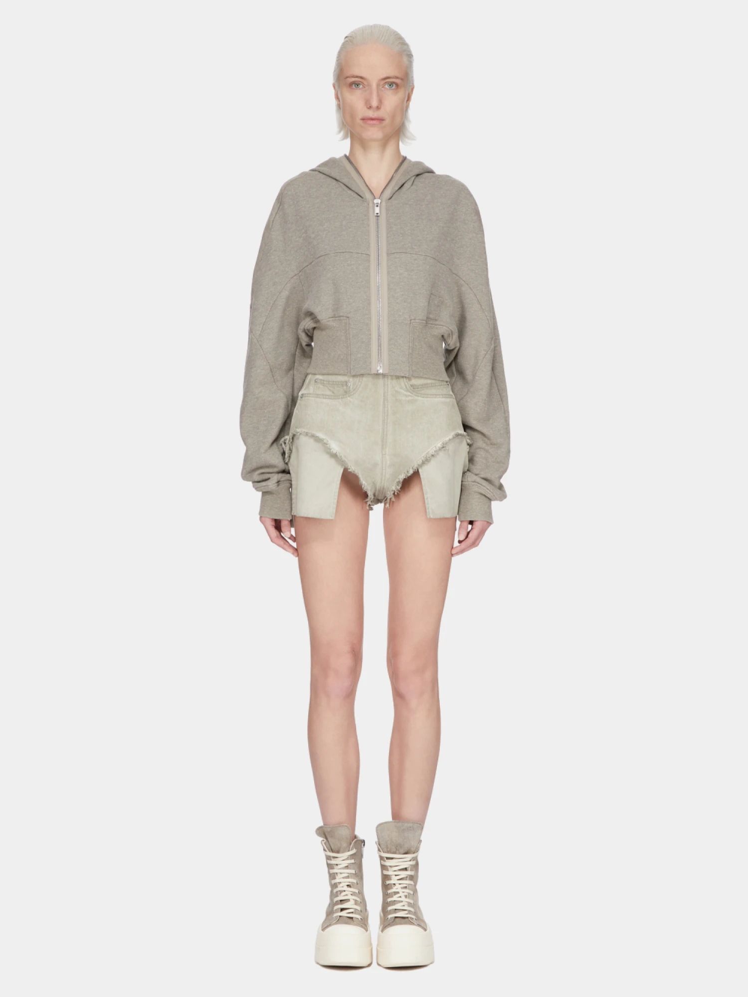 Женские шорты RICK OWENS DRKSHDW Dirt Cutoffs Sand