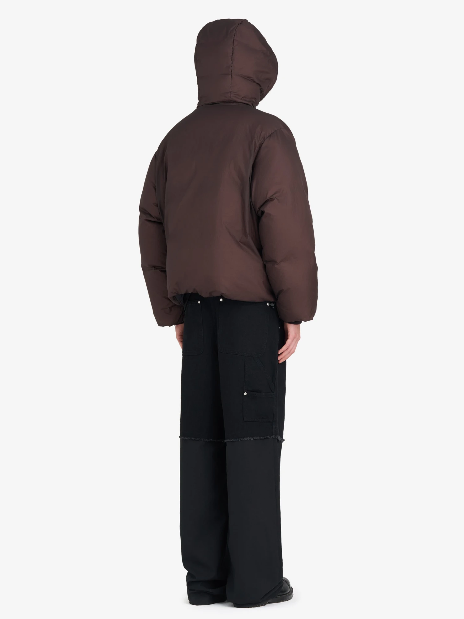 Пуховик Études Boxy Down Jacket Dk Brown