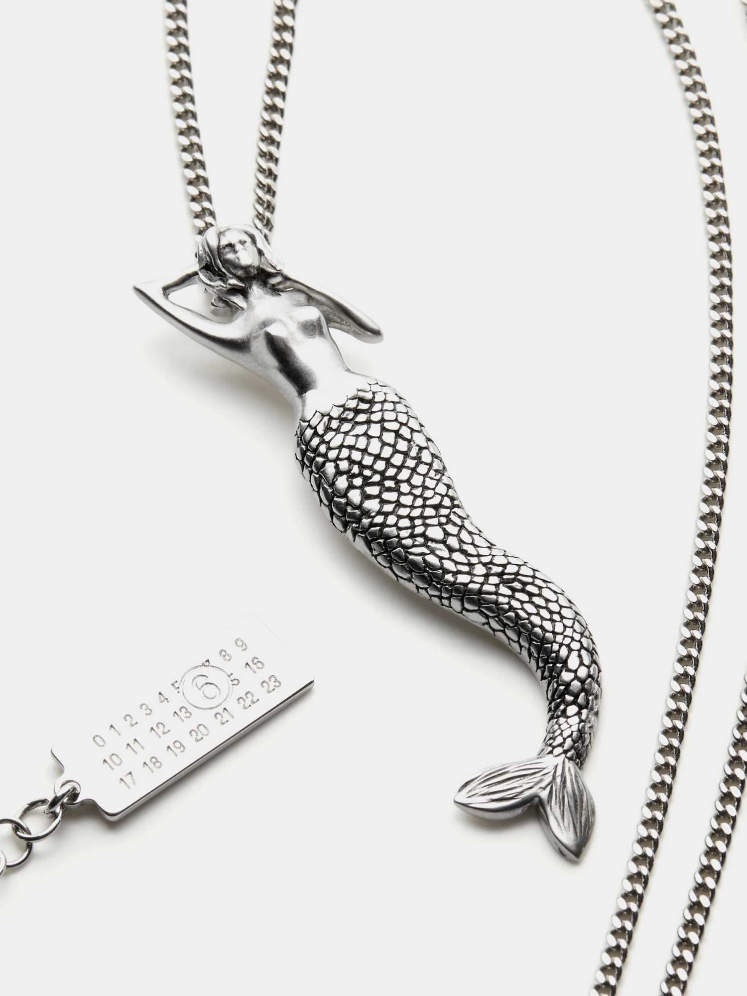 Подвеска MM6 Maison Margiela Mermaid Pendant Polished Palladio