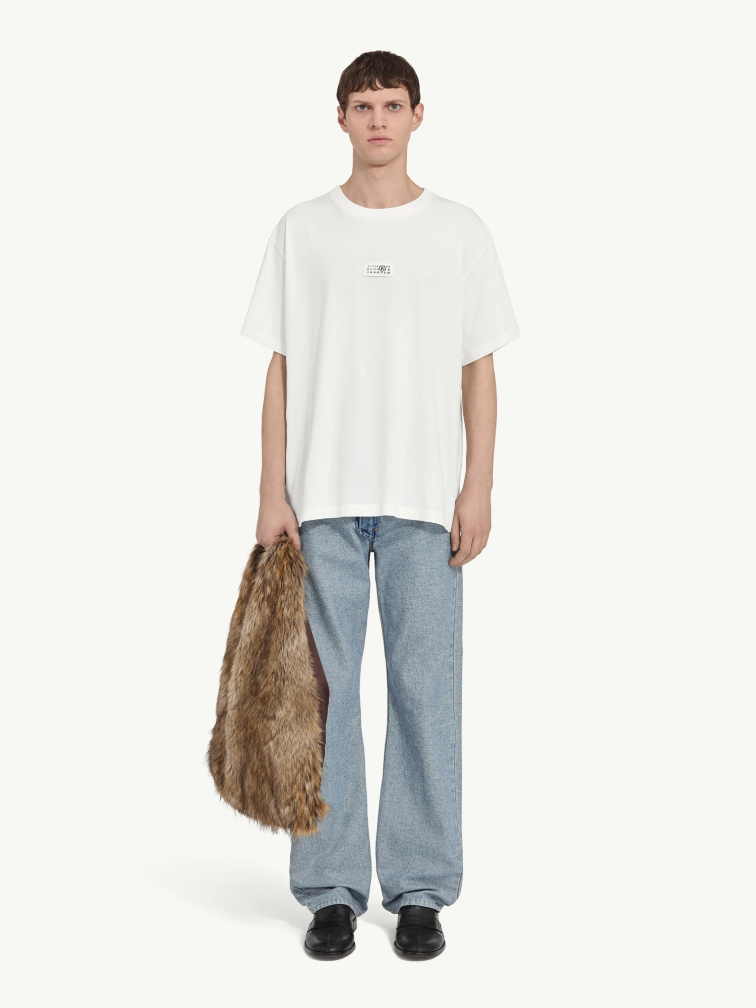 Футболка MM6 Maison Margiela Numeric Signature White