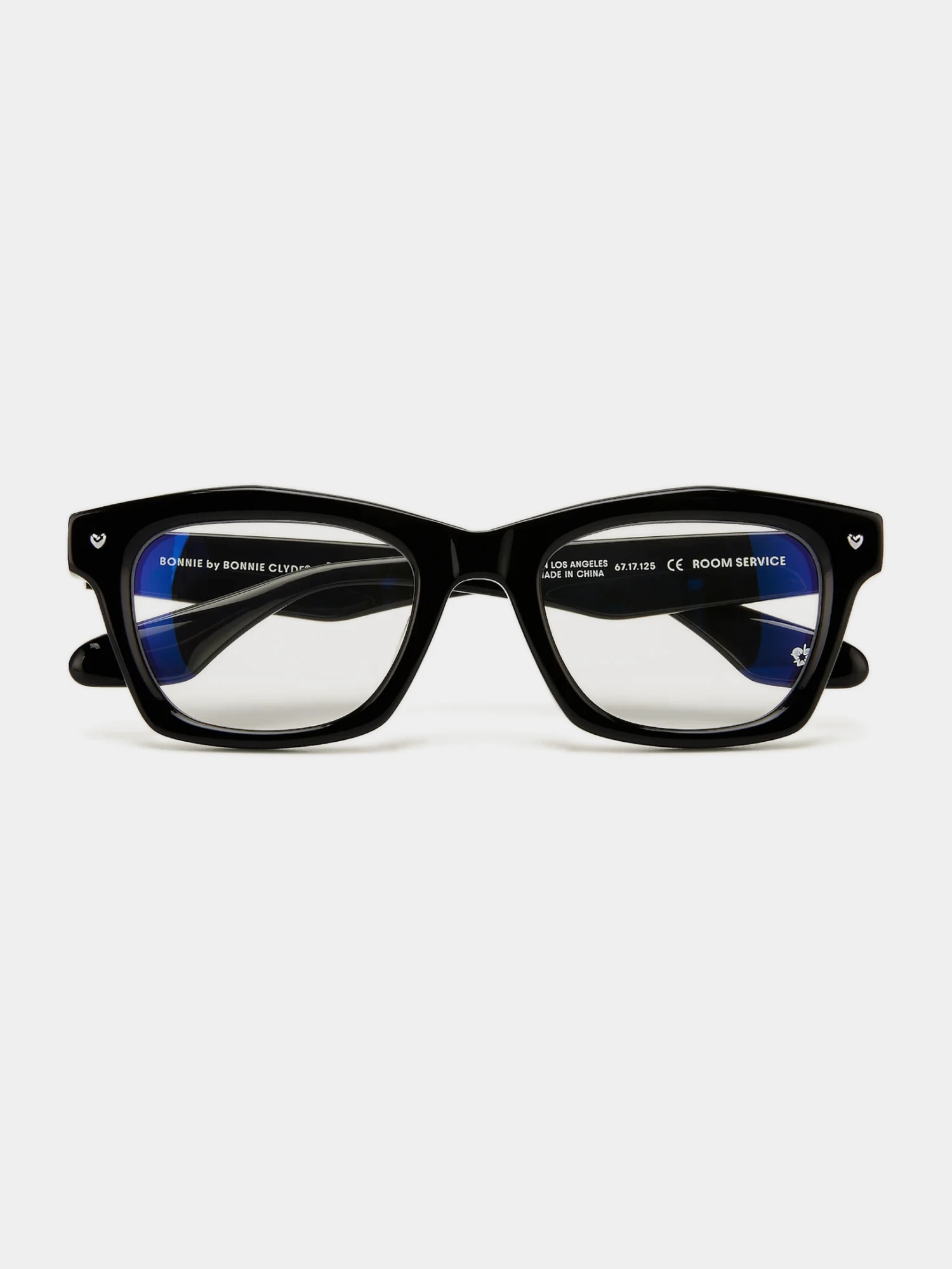 Очки Bonnie Clyde Room Service Black & Clear Lens