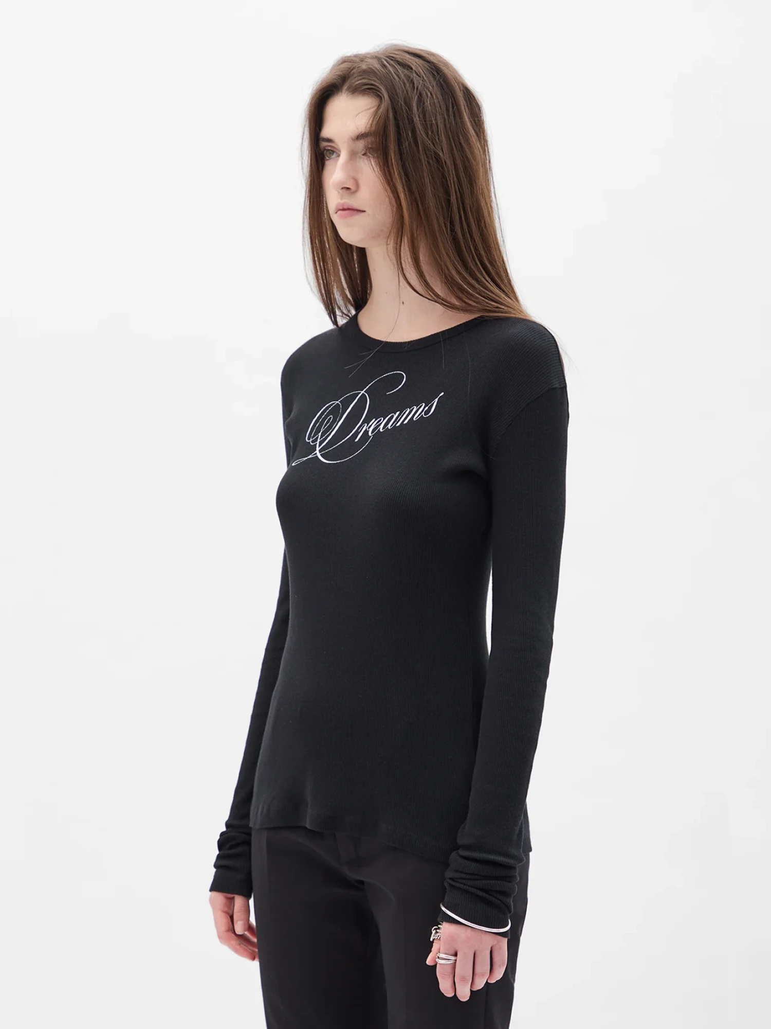 Женский лонгслив Ann Demeulemeester Fiene Black